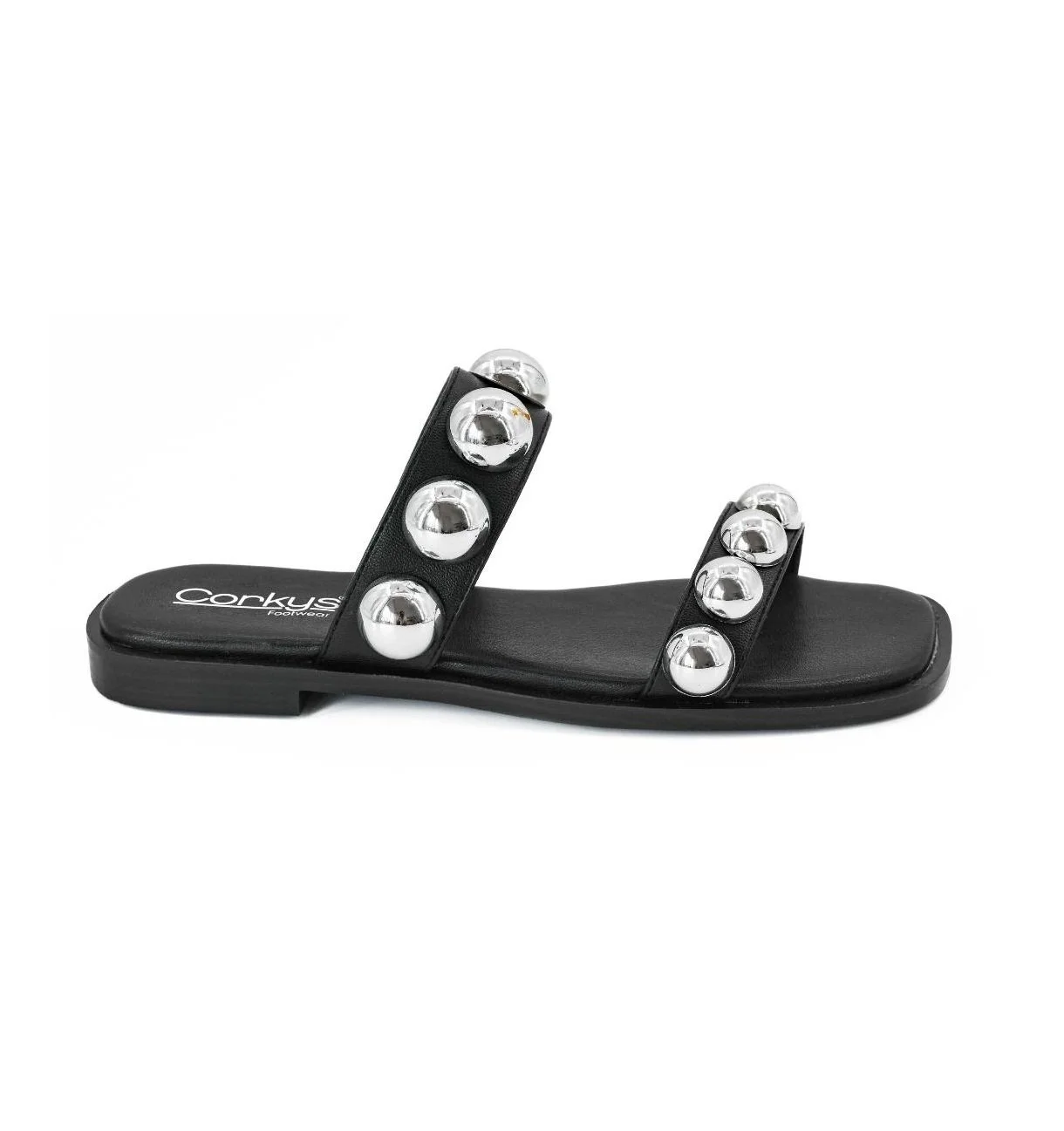 black sandles slides-silver 1.jpeg