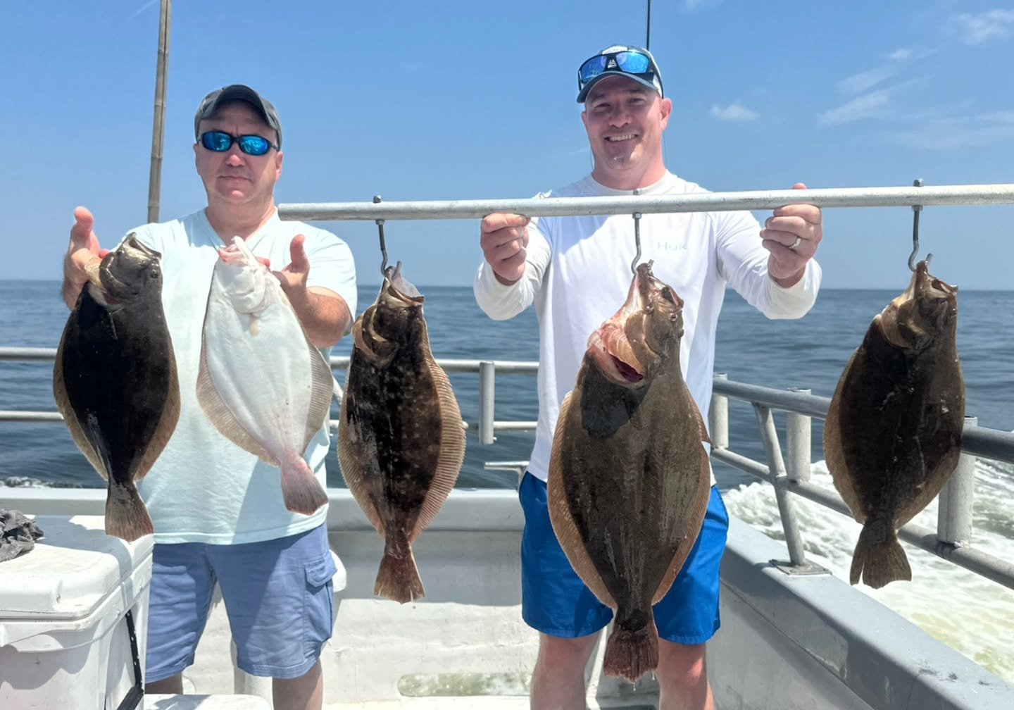 Friday 7/25 (late report)
Great fishing and great weather! Decided to fish a different area than we did yesterday and we saw even better fishing! Lots and lots of bites all day with some great flurries of keepers. Slow drift most of the day with th