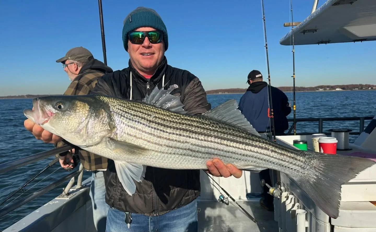 Left the dock today and headed in the direction of where we left the fish yesterday. Saw plenty of life, but it didn't look like it was going to happen so kept it moving. Made some calls and heard the life was pretty dismal everywhere so decided to t