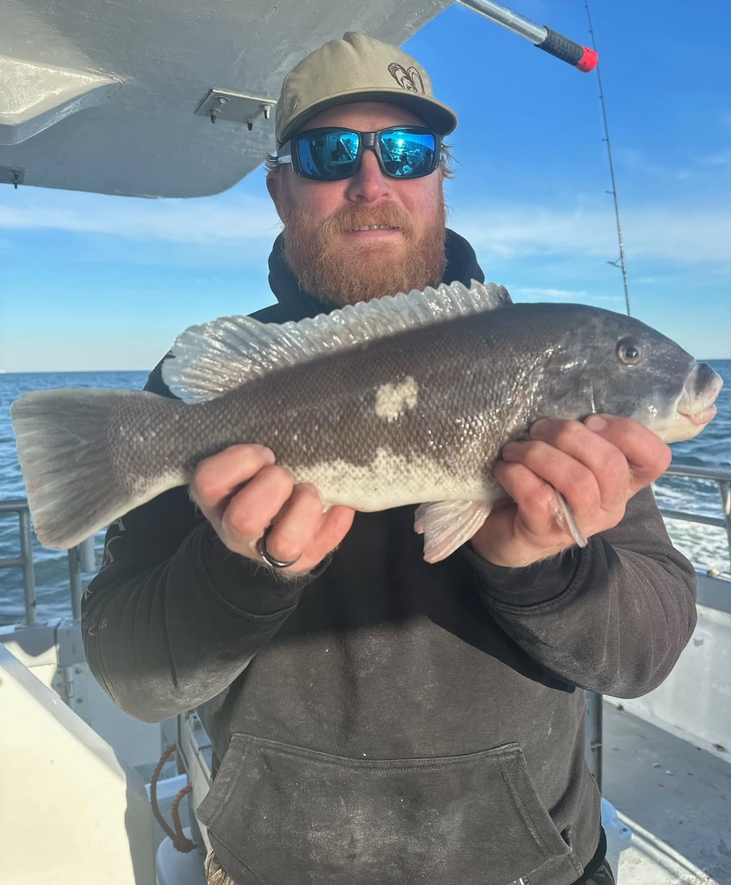 Another brutally slow day of blackfishing today. Fished  from 65-105' today with the same dismal life everywhere. Picked a few off our first could drops. Had some bites on our deepest drop but the current was absolutely screaming. Made it very diffic