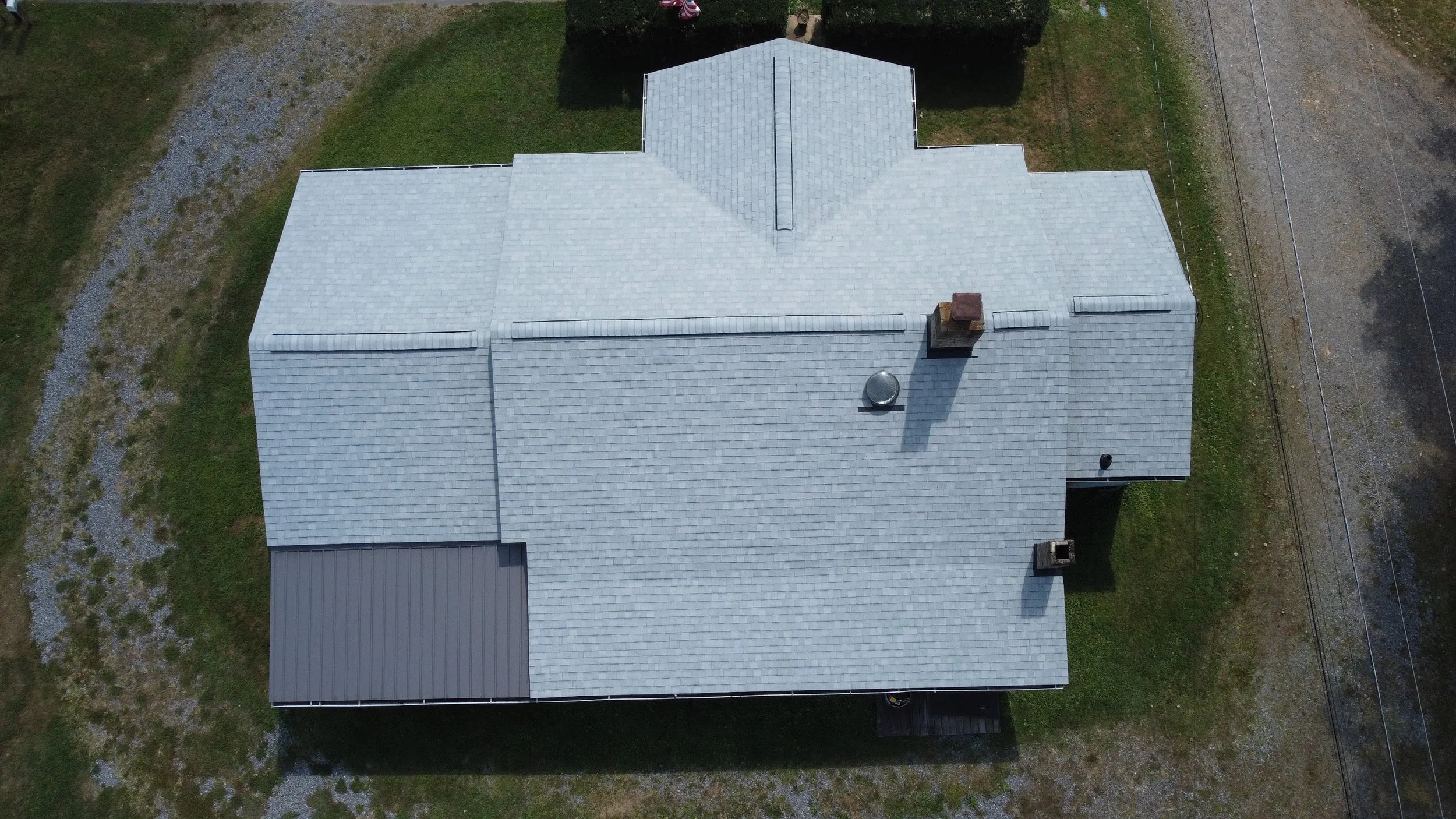   McClung Roofing finished product for Hammer &amp; Heart.  