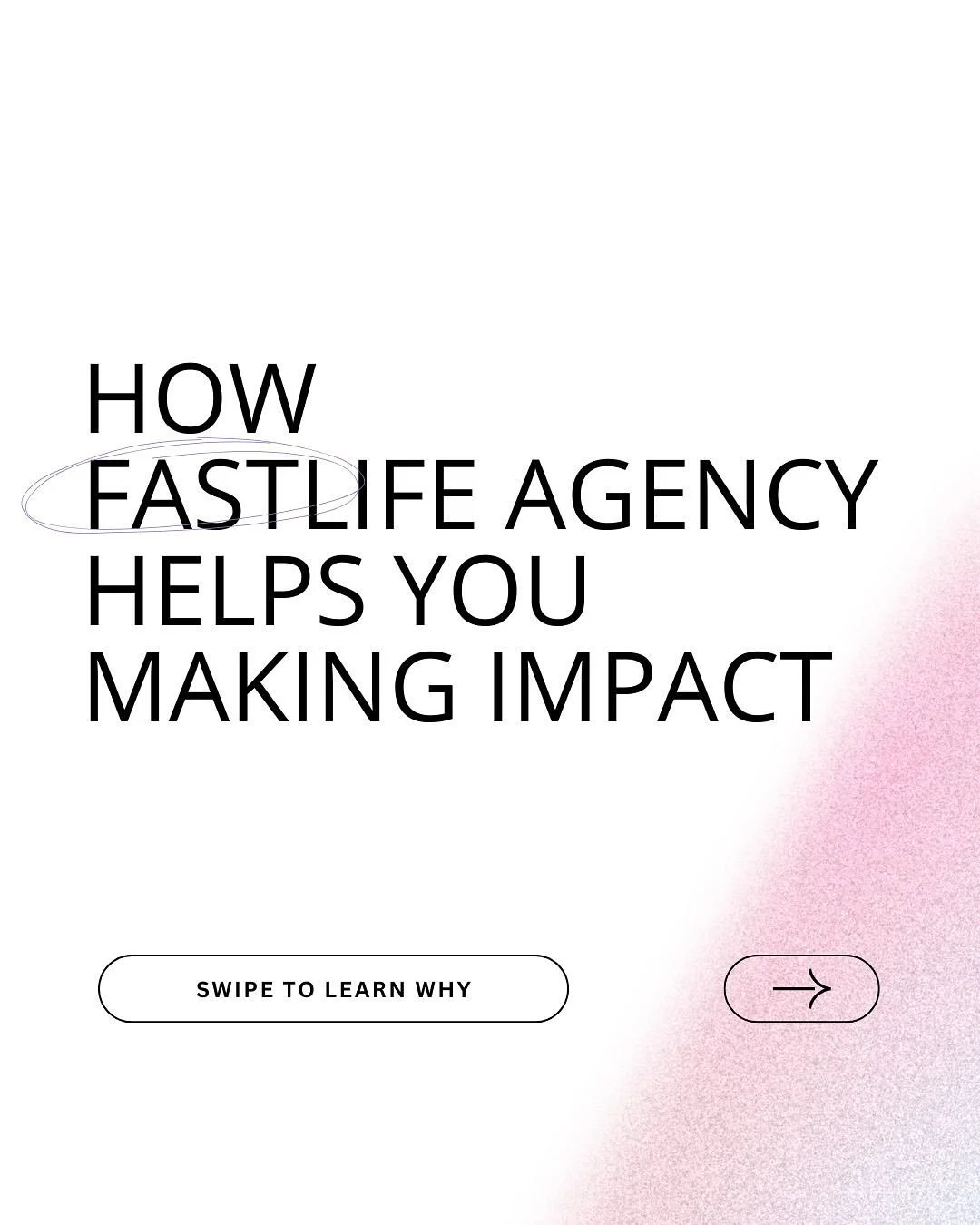 So... what does Fastlife Agency actually do? 👀
We get that question a lot &mdash; so here it is, broken down in 8 slides.

From strategy to storytelling
From youth projects to social campaigns
From podcasts to proces

We create communication that co