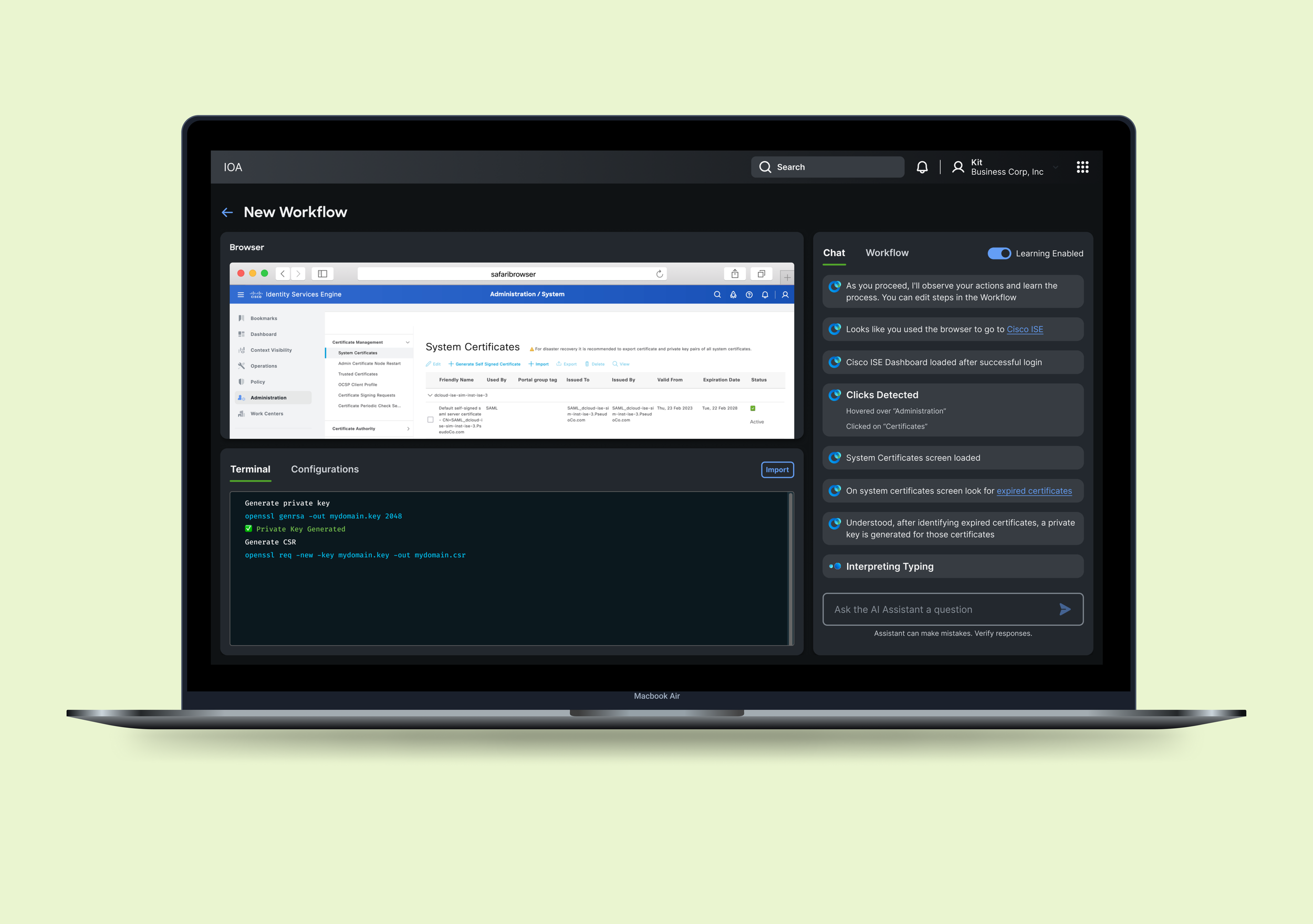 Designing an Agentic Workflow Automation Tool