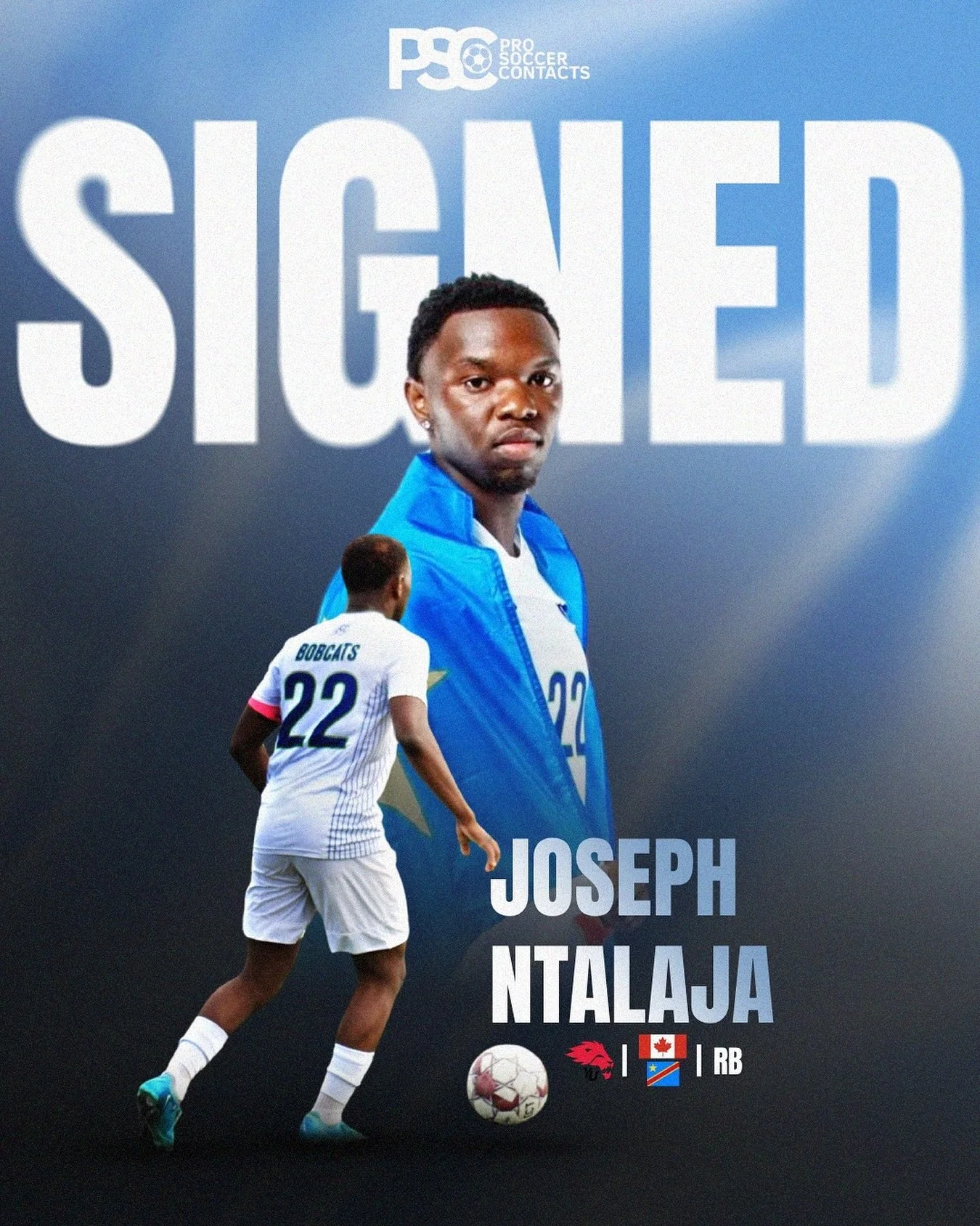 SIGNED: JOSEPH NTALAJA ✍️

We&rsquo;re proud to welcome Joseph Ntalaja to the PSC Network! ⚽️

📍 🇨🇦🇨🇩 | RB / CB | 5&rsquo;10&rdquo; | Junior
🏆 U SPORTS National Champion &ndash; York University

Joseph is a composed, physical, and intelligent d