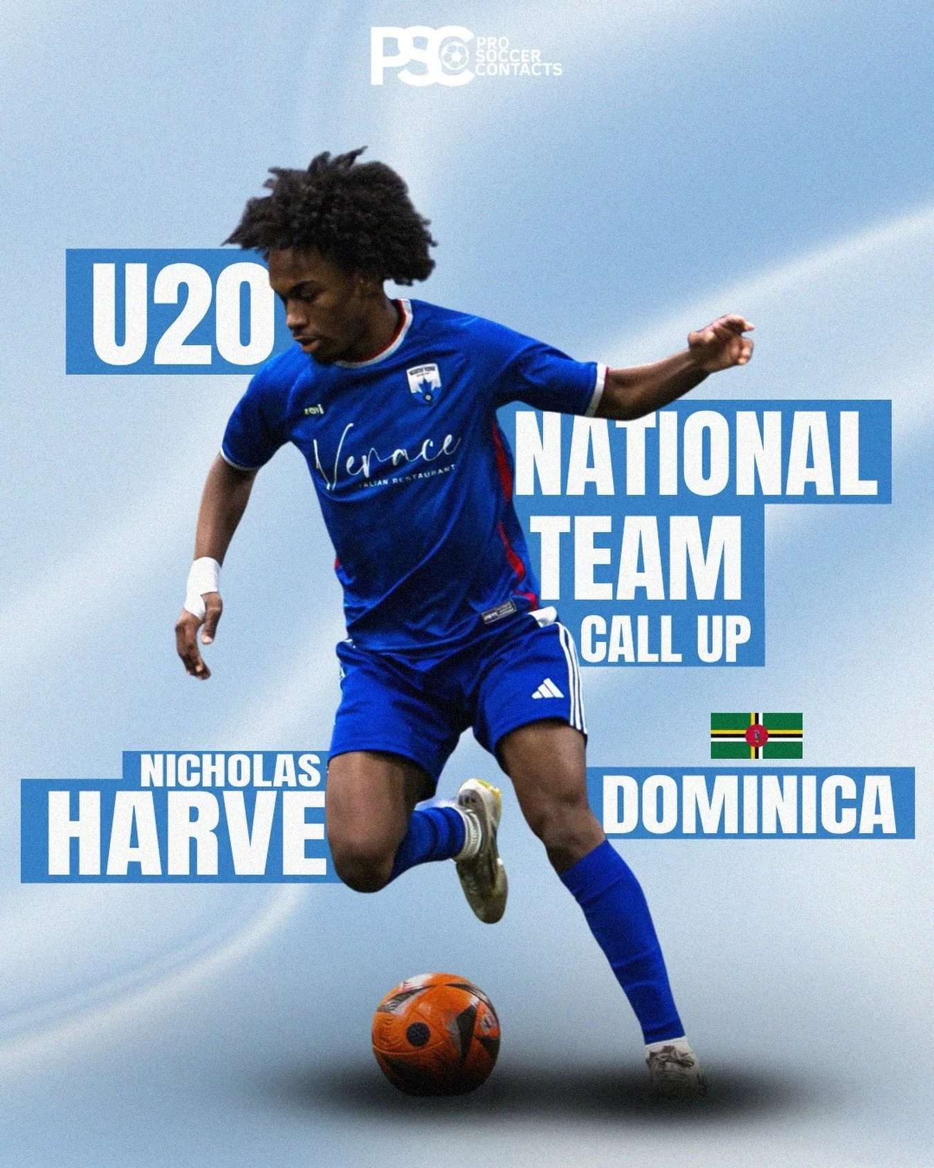 INTERNATIONAL CALL-UP 🇩🇲✍️

Proud moment for our player Nicholas Harve, who has been officially selected to represent Dominica 🇩🇲 at the CONCACAF U-20 Men&rsquo;s Qualifiers.

🗓 February 23 &ndash; March 4, 2026
📍 Costa Rica

A huge opportunity