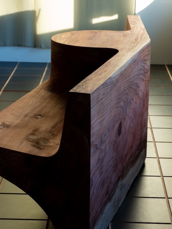 Focal Point
Mac McComb
Salvaged redwood
80” W x 26” D x 26” H