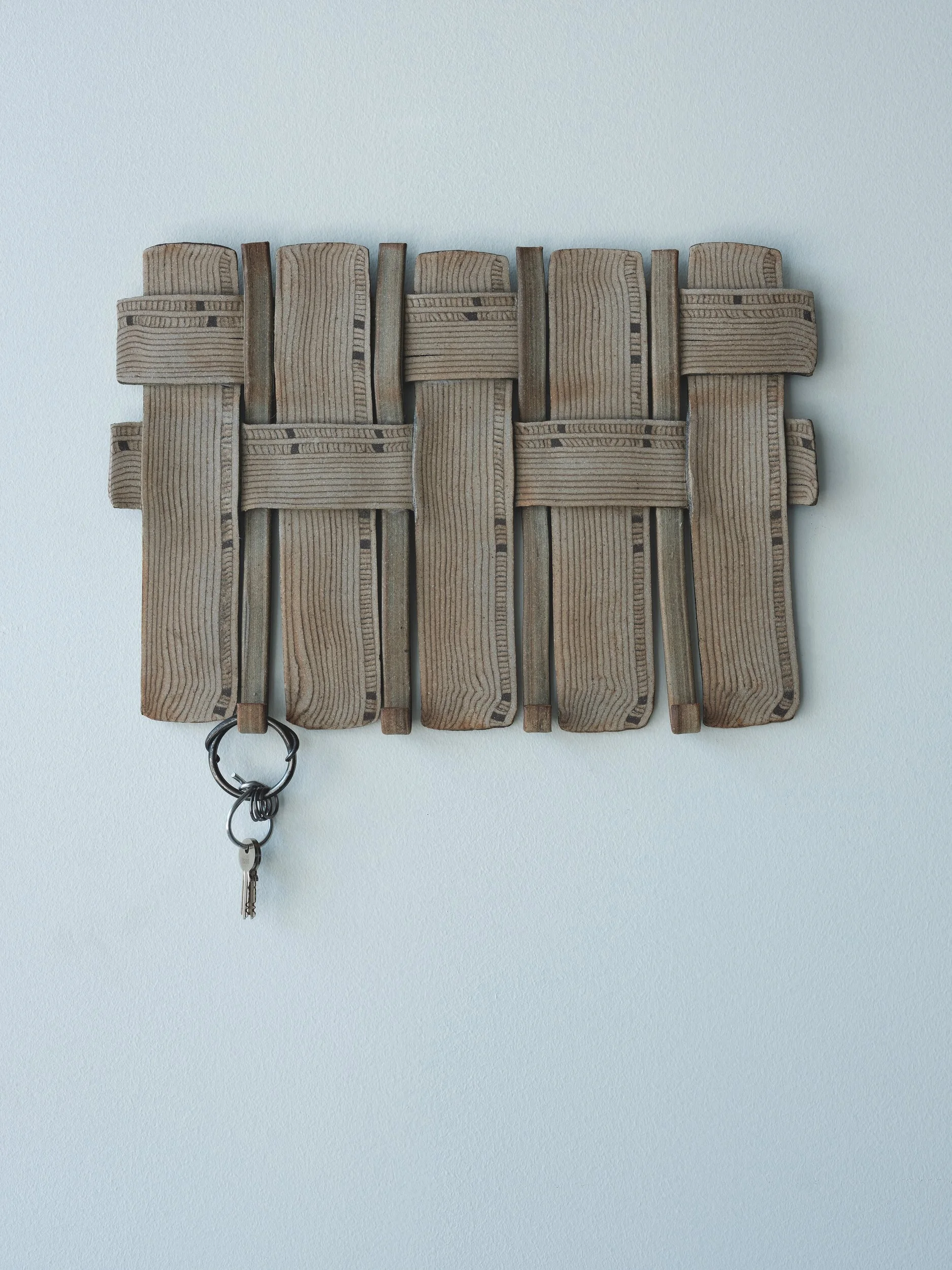 Nerikomi Weaving #4
Carly Gertler
Stoneware
15.5” x 10.5” x 1”
Edition of 4, unique works
WIP IV