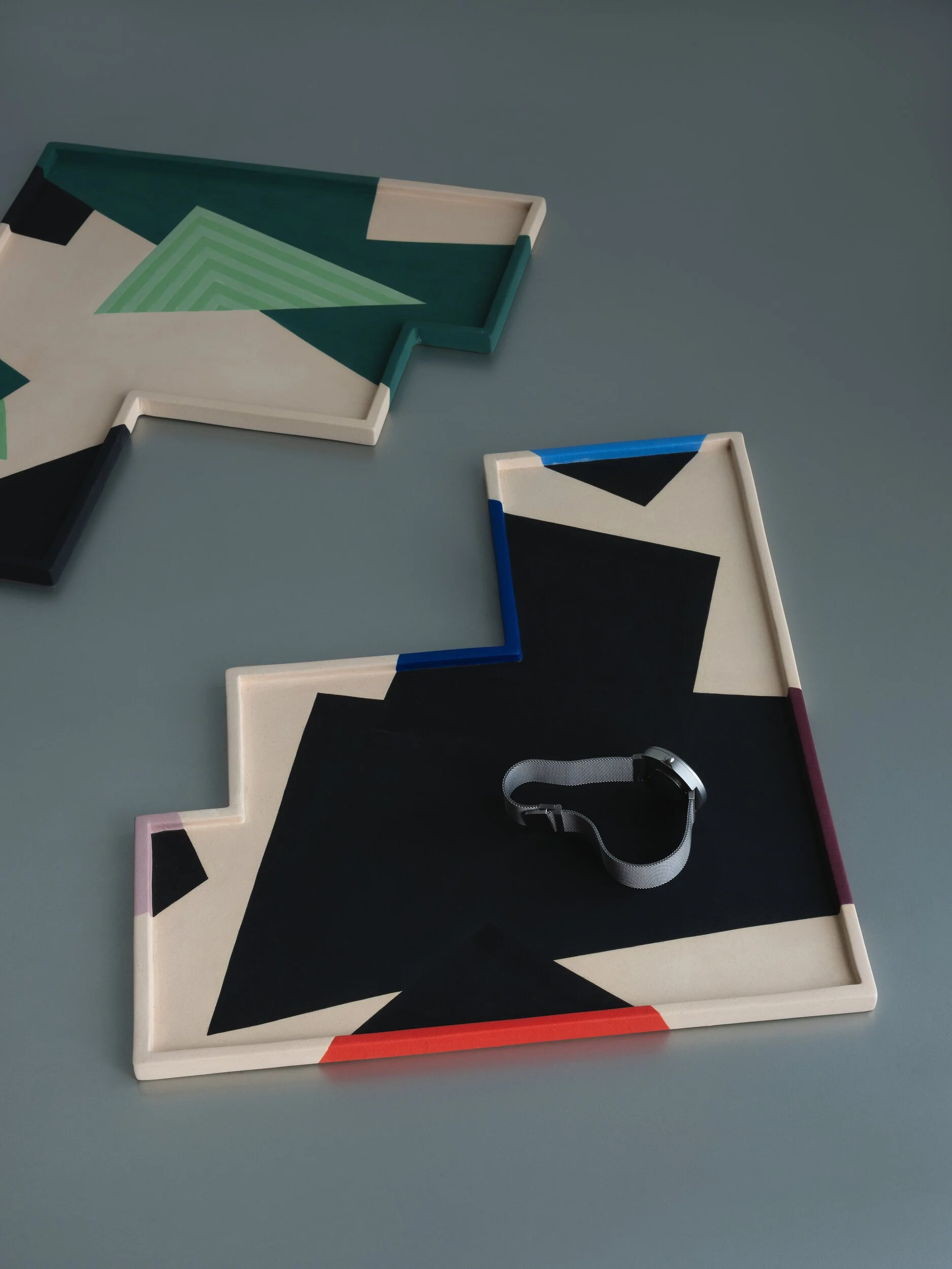 Intersections 02 + 03
MISKA STUDIO
Stoneware clay, underglazes
13” x 14.875”
Edition of 3, unique works
WIP IV