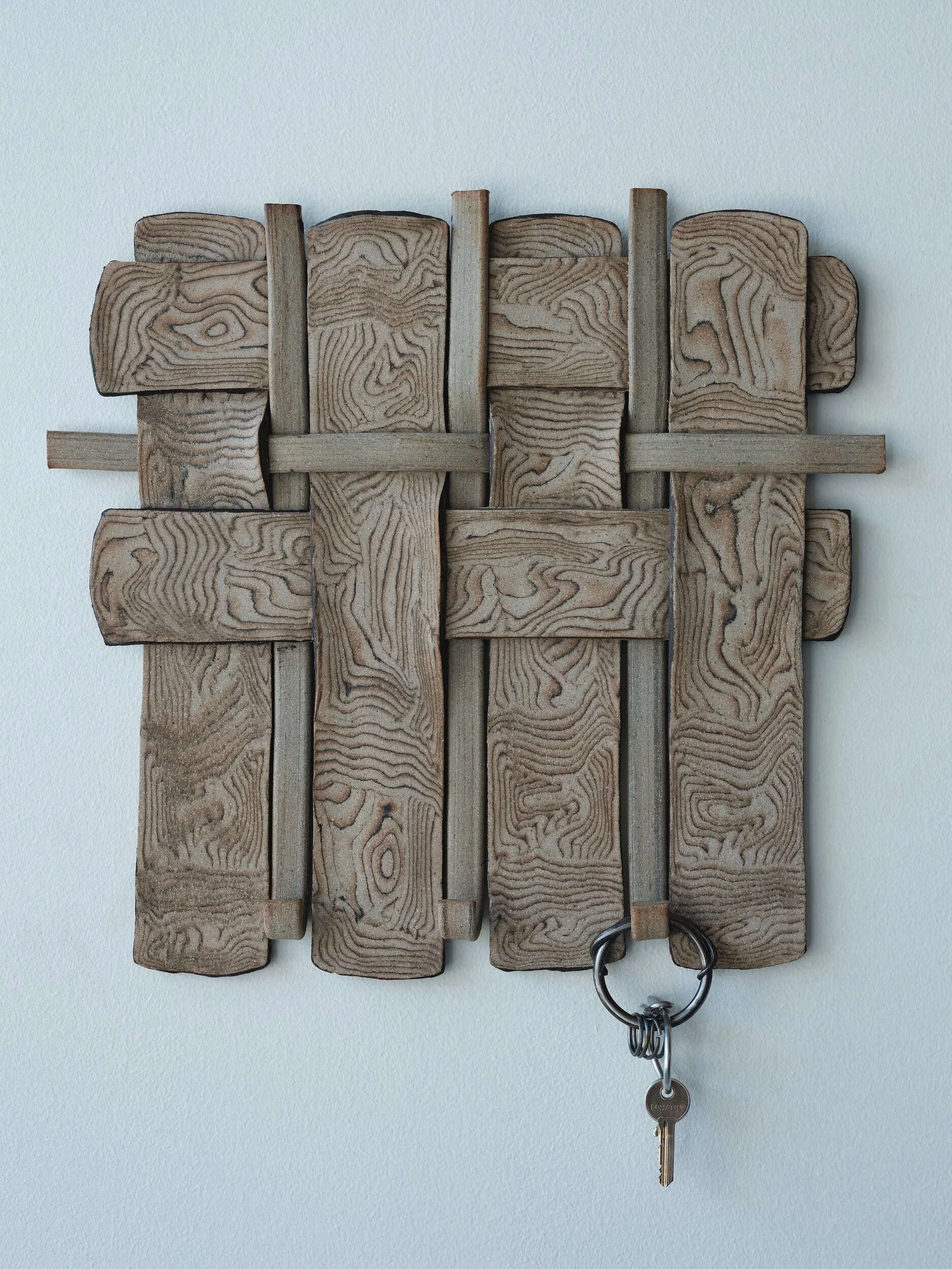 Nerikomi Weaving Series
Carly Gertler
Stoneware
12” x 12” x 1” 
Additional versions available