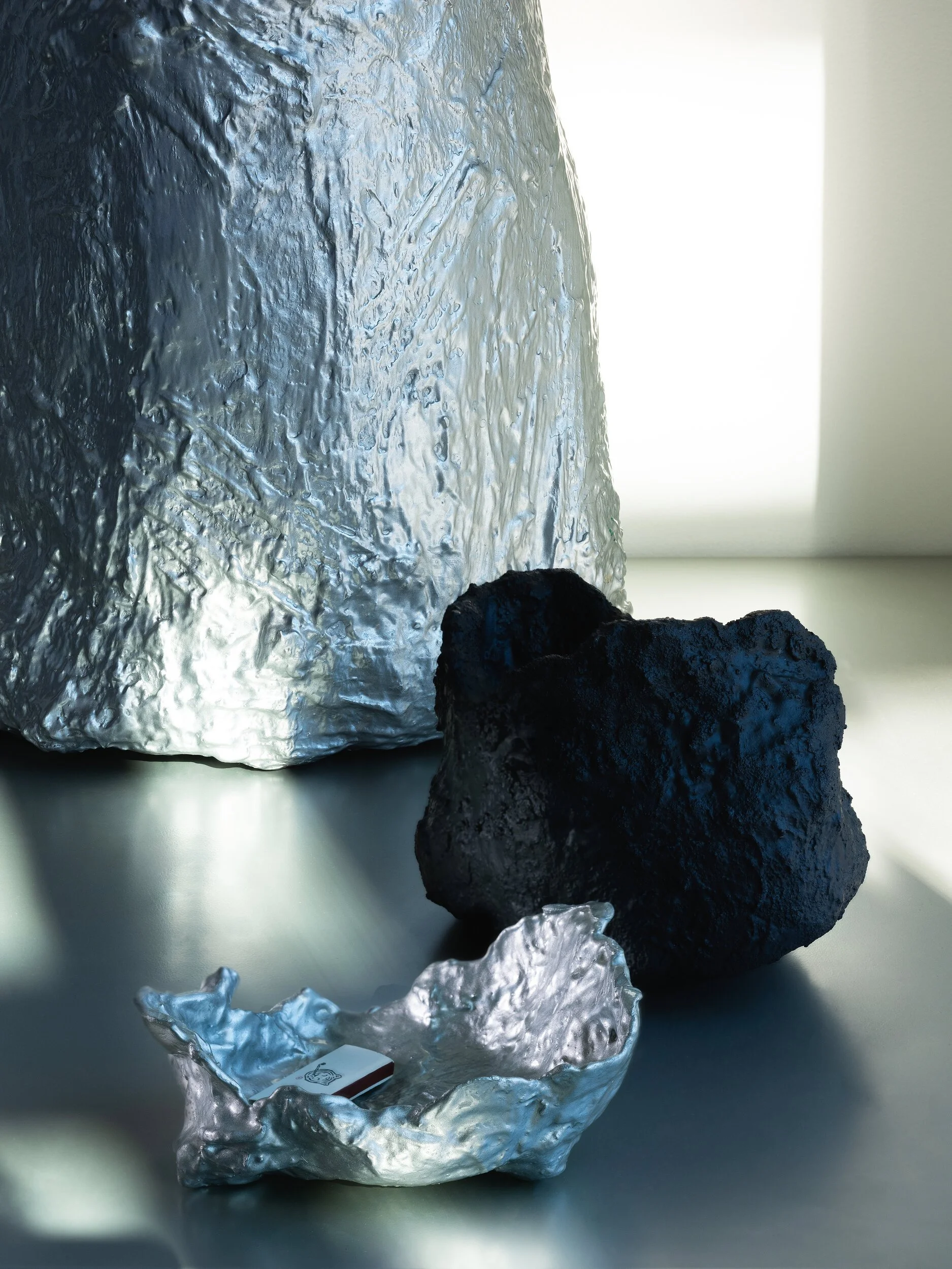 Silver Stool & Vessels
Hank Beyer & Alex Sizemore
Modified Gypsum Series
Multiple sizes