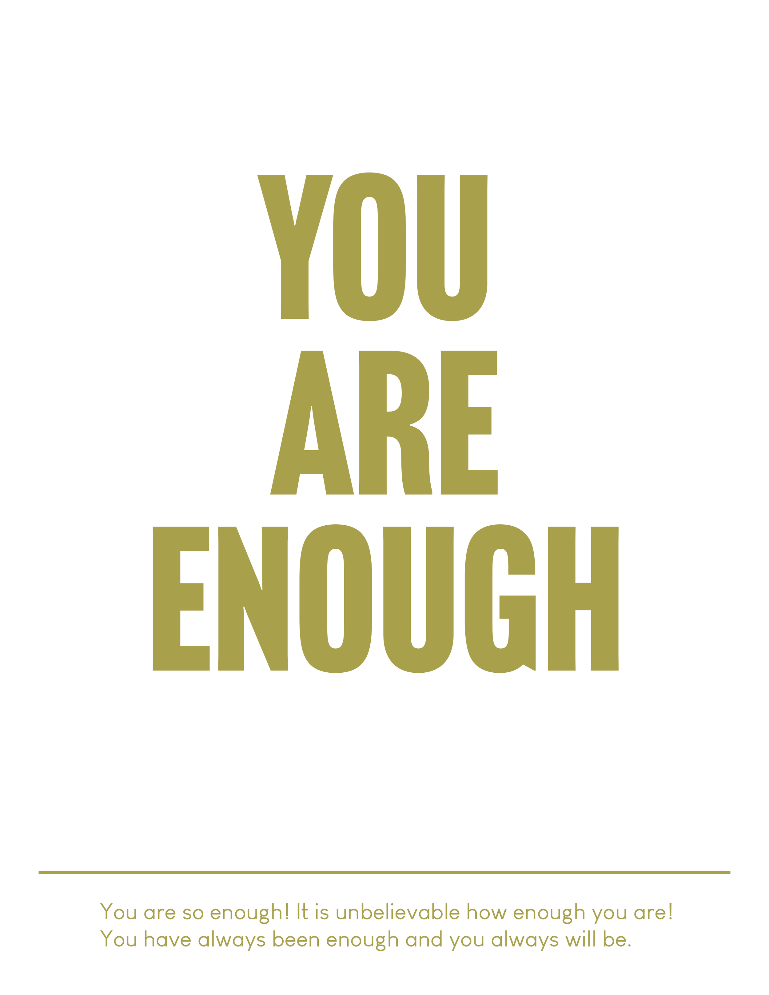 YouareenoughposterGold.png