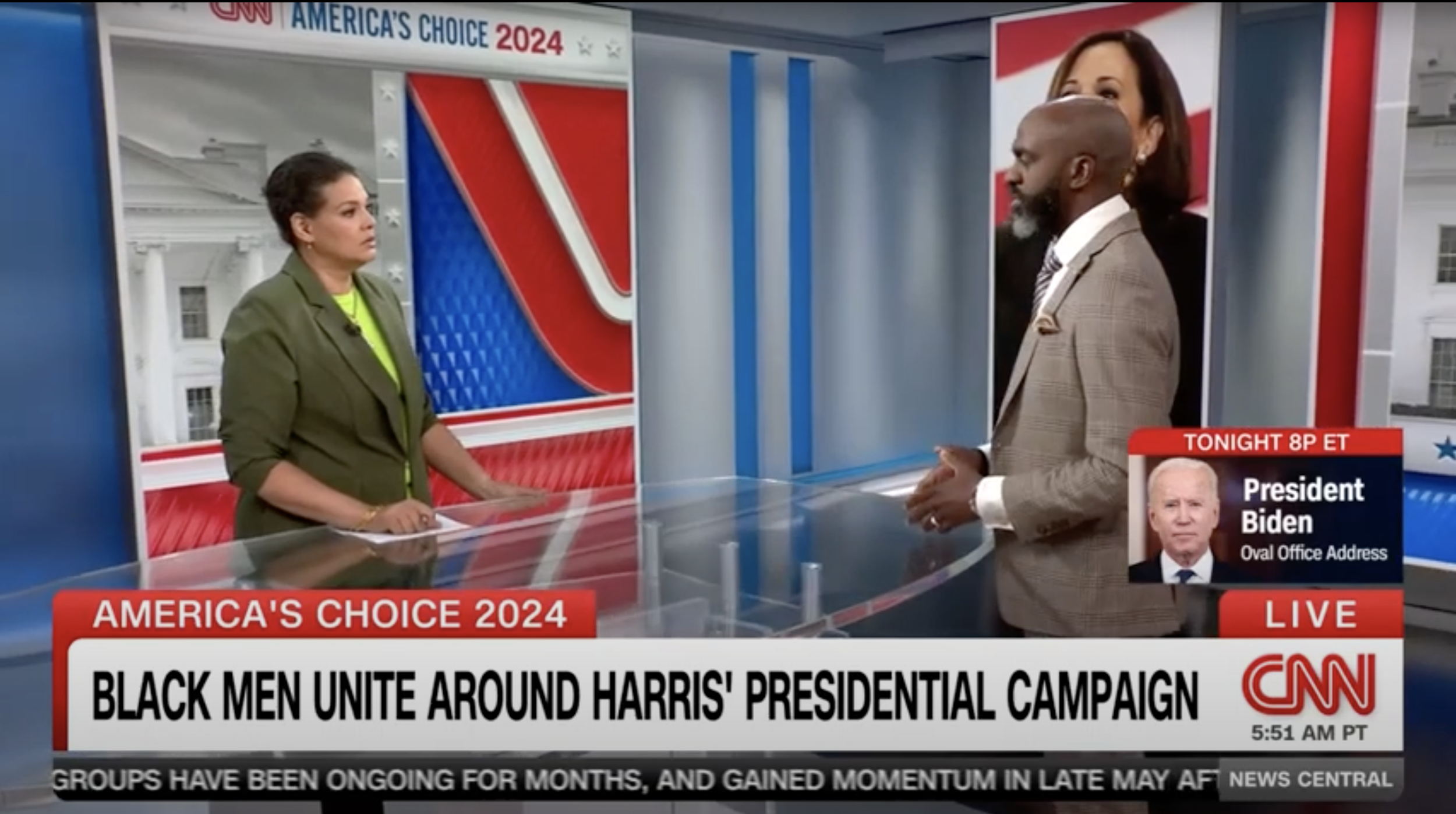 Black Men Unite Around Harris' Presidential Campaign (CNN)