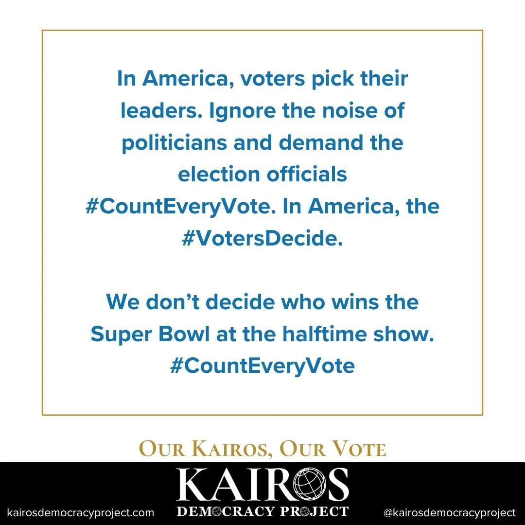 REMINDER: Voters decide elections, not politicians or Elon Musk. We&rsquo;re waiting for official battleground results from state officials as they #CountEveryVote.