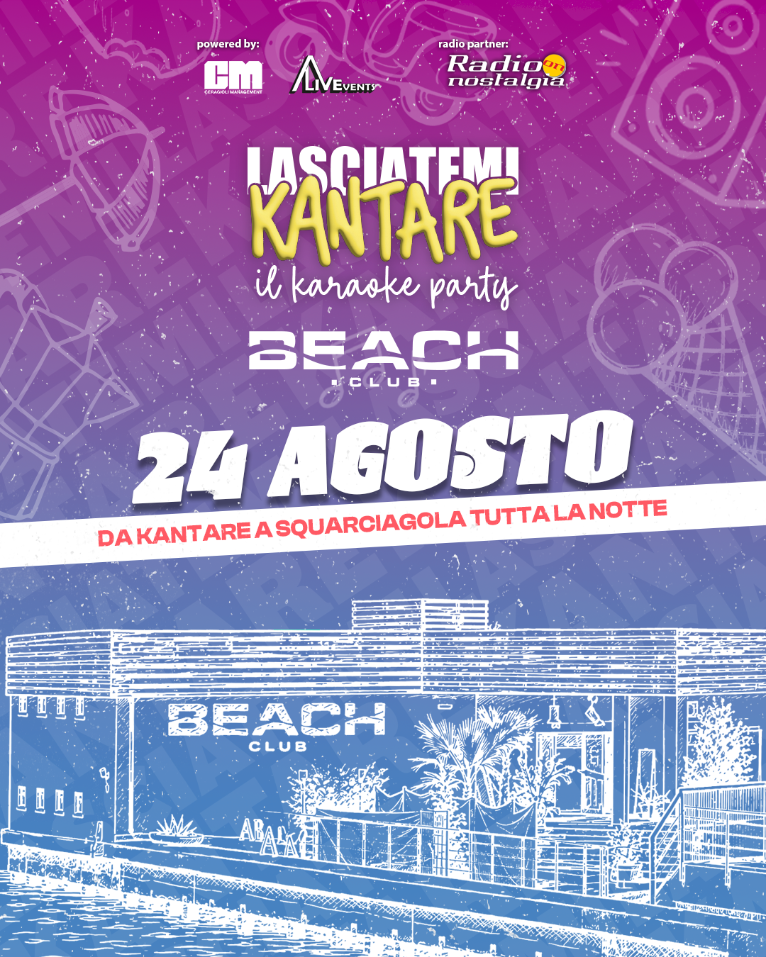 BEACH CLUB - VERSILIA 2026 - (24/08/26)
