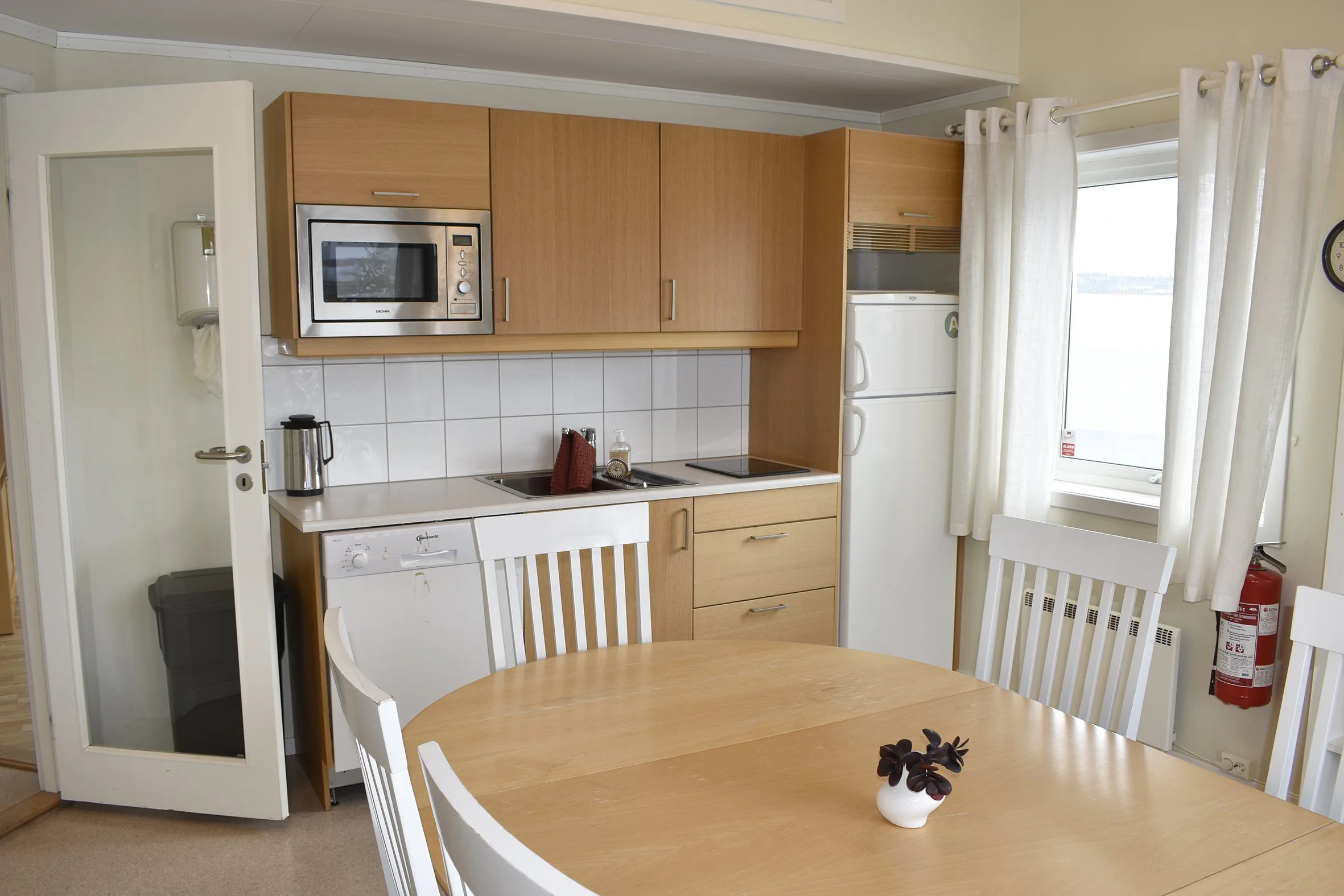 Et av flere kjøkkenområder