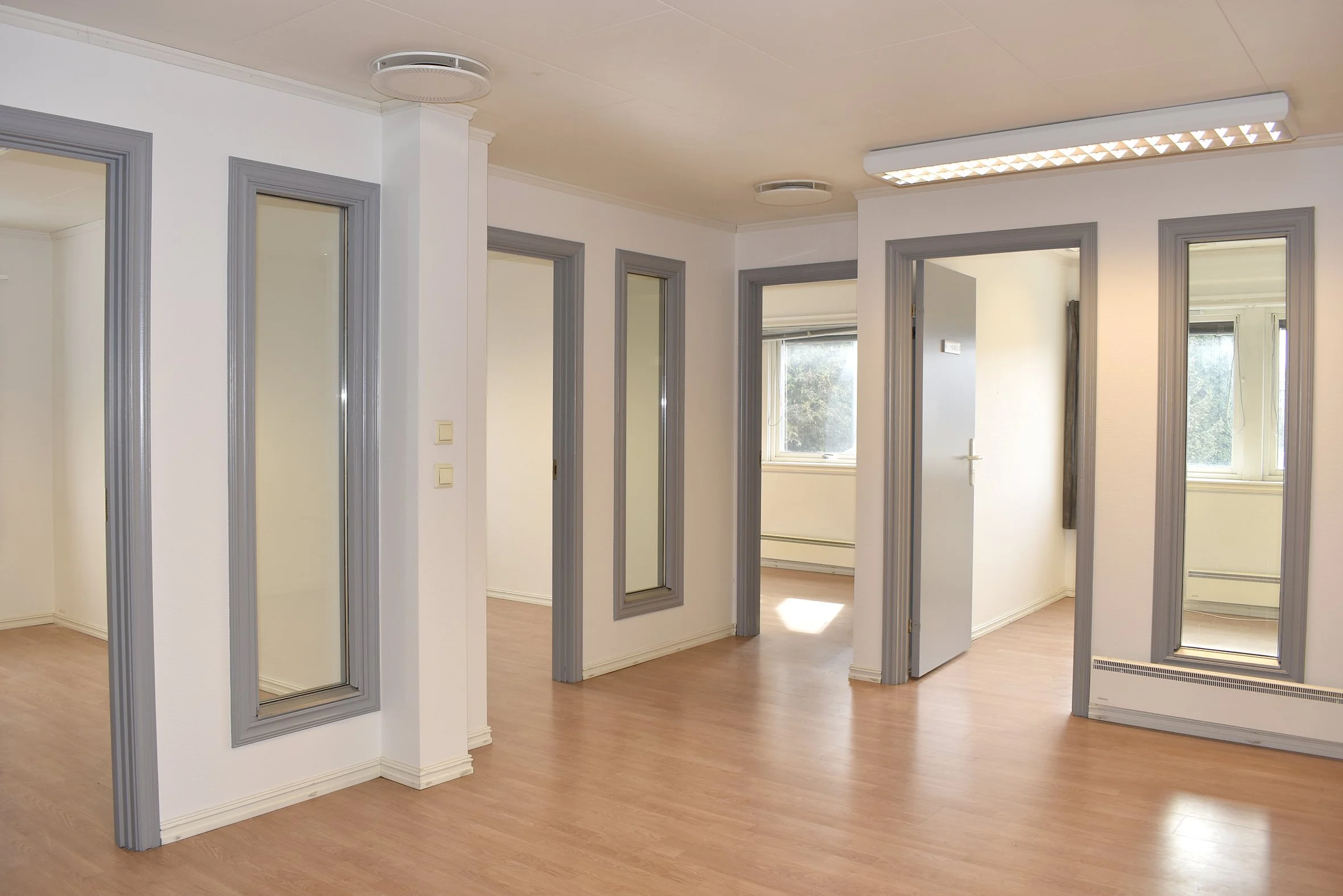 Store, ledige kontorlandskap