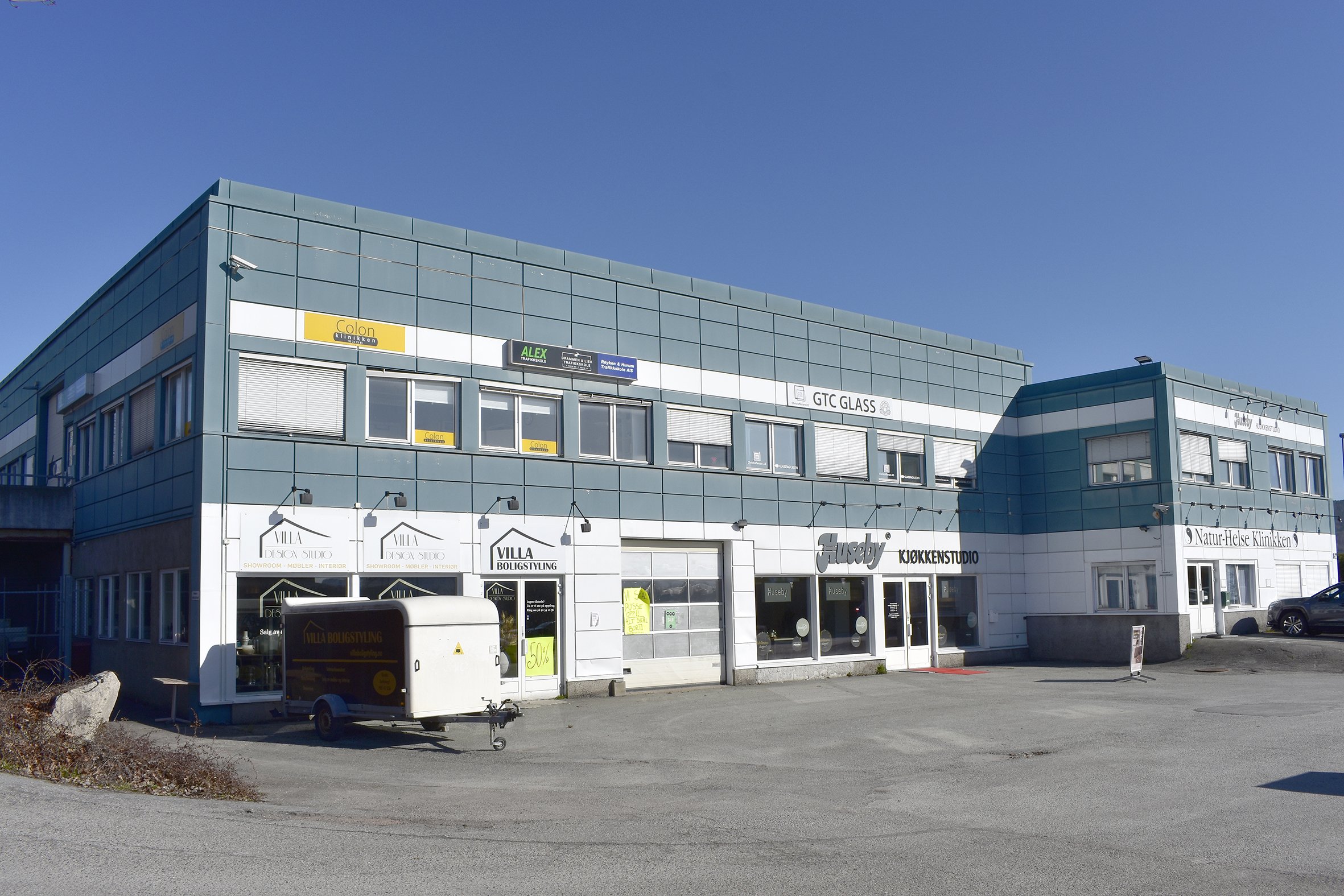 Lierstranda kontorer, front