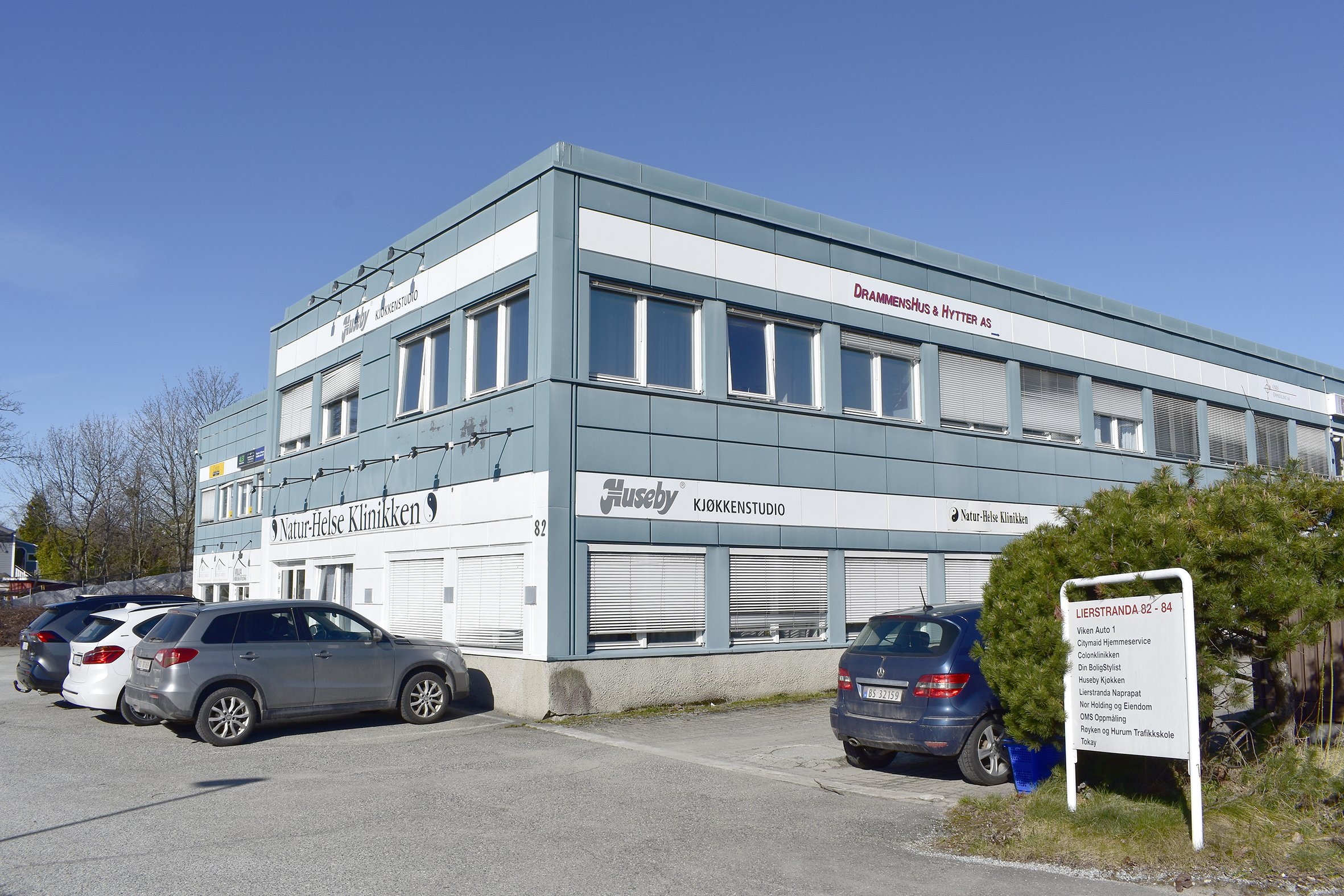 Lierstranda kontorer, front