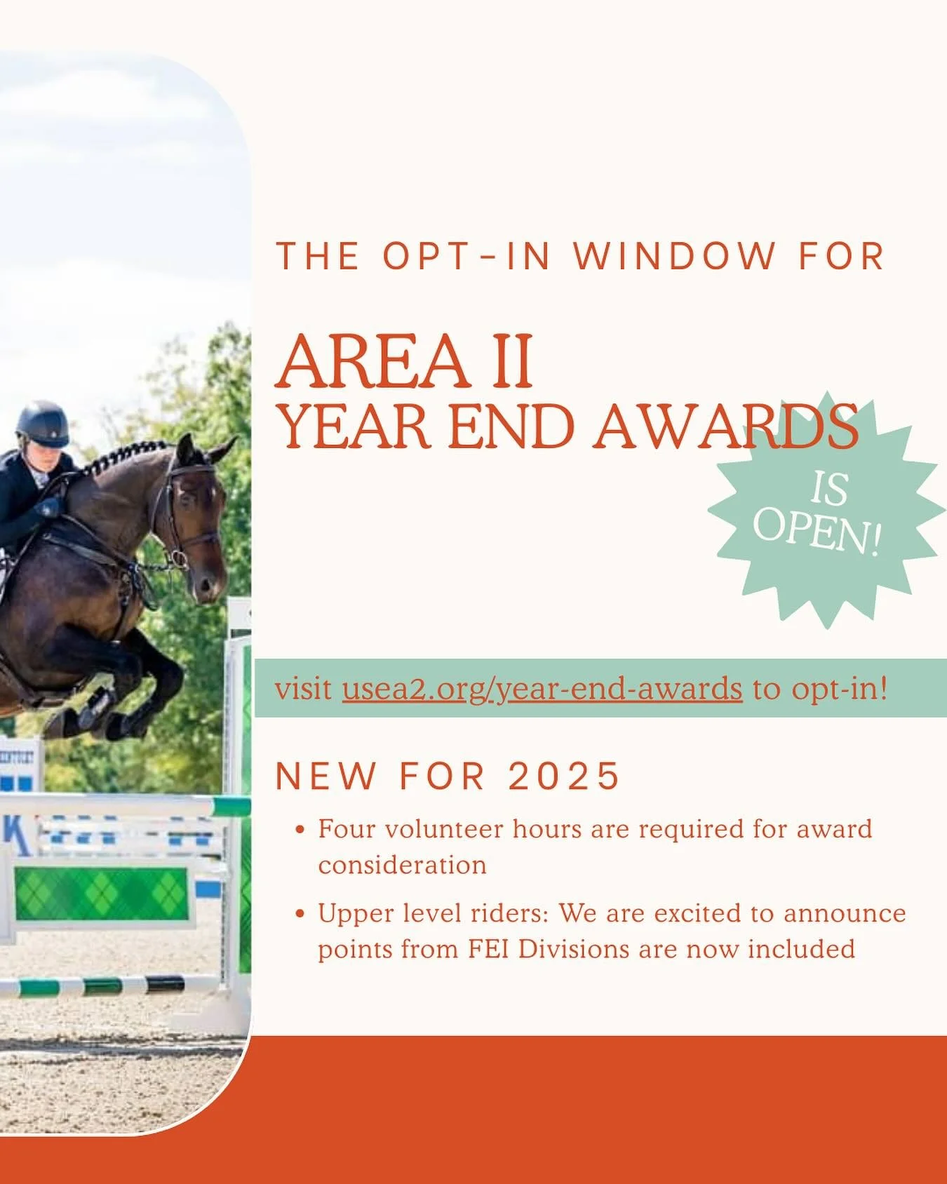 It&rsquo;s time to opt-in for Area II Year End Awards!! There have been some changes to the rules so please review them as you opt-in. The opt-in window closes October 15. Looking forward to celebrating our amazing Area II competitors!!!