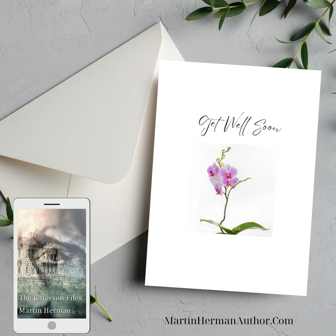 The Jefferson Files Audiobook Greeting Card - Get Well