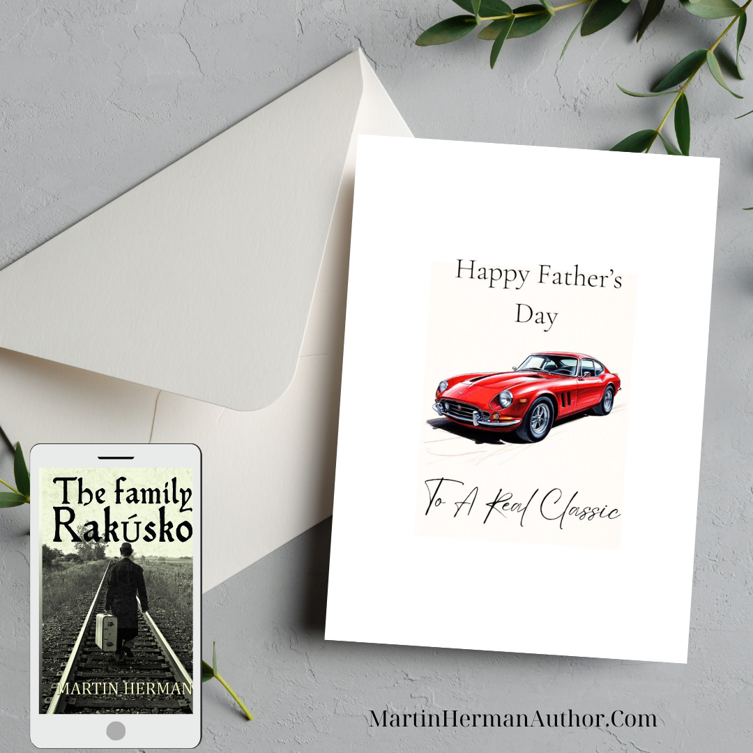 the Family Rakusko Audiobook Greeting Card - Father's Day