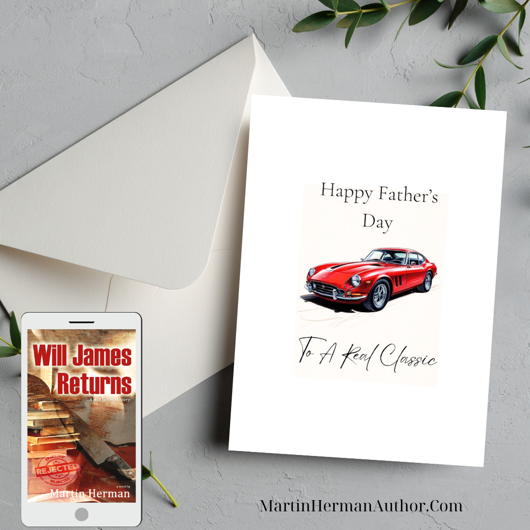 Will James Returns Audiobook Greeting Card - Father's Day