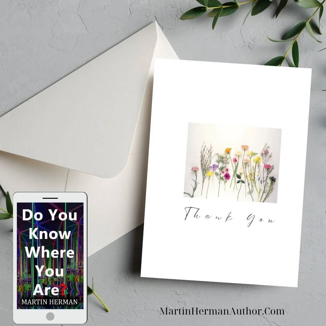 Do You Know Where You Are? Audiobook Greeting Card - Thank You