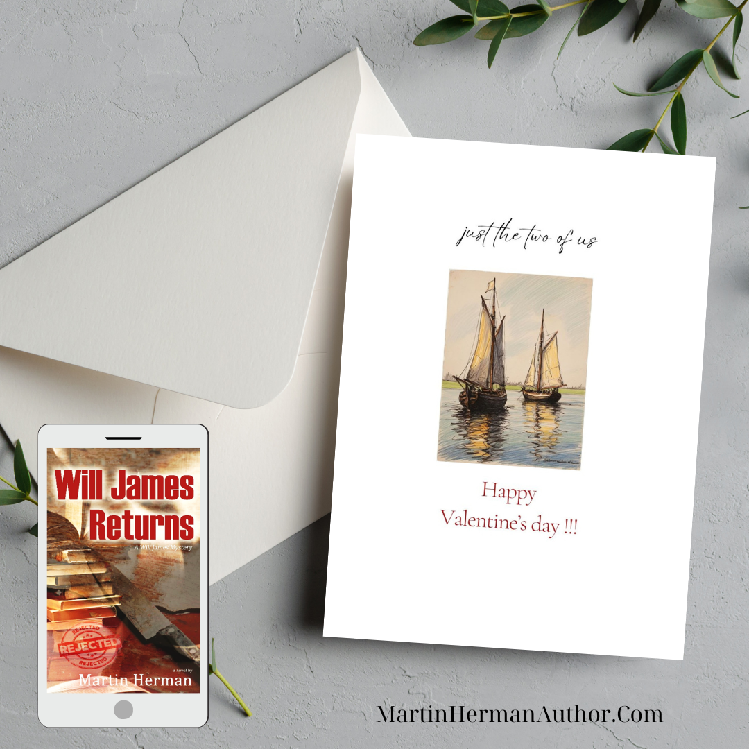 Will James Returns Audiobook Valentine's Day Card