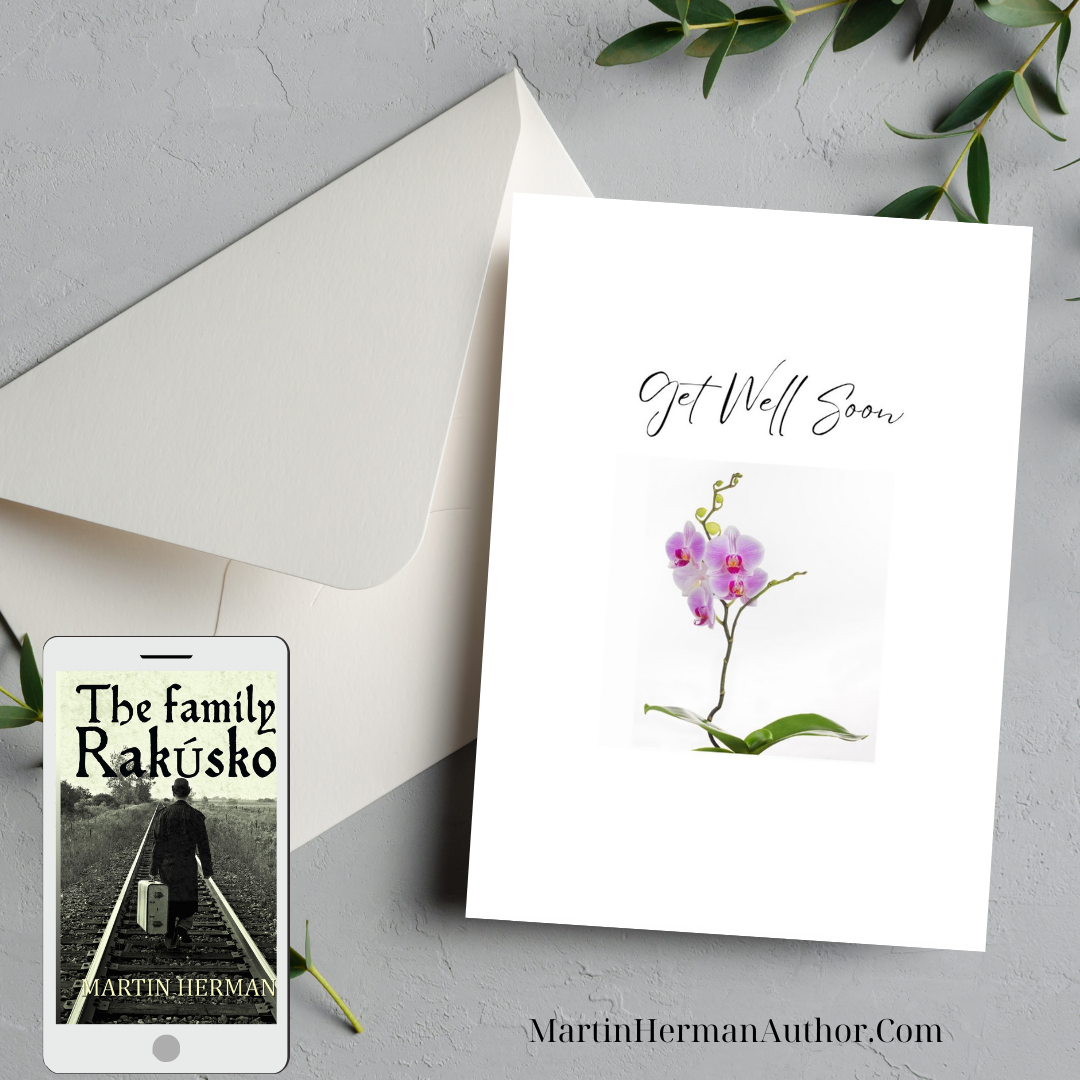 the Family Rakusko Audiobook Greeting Card - Get Well