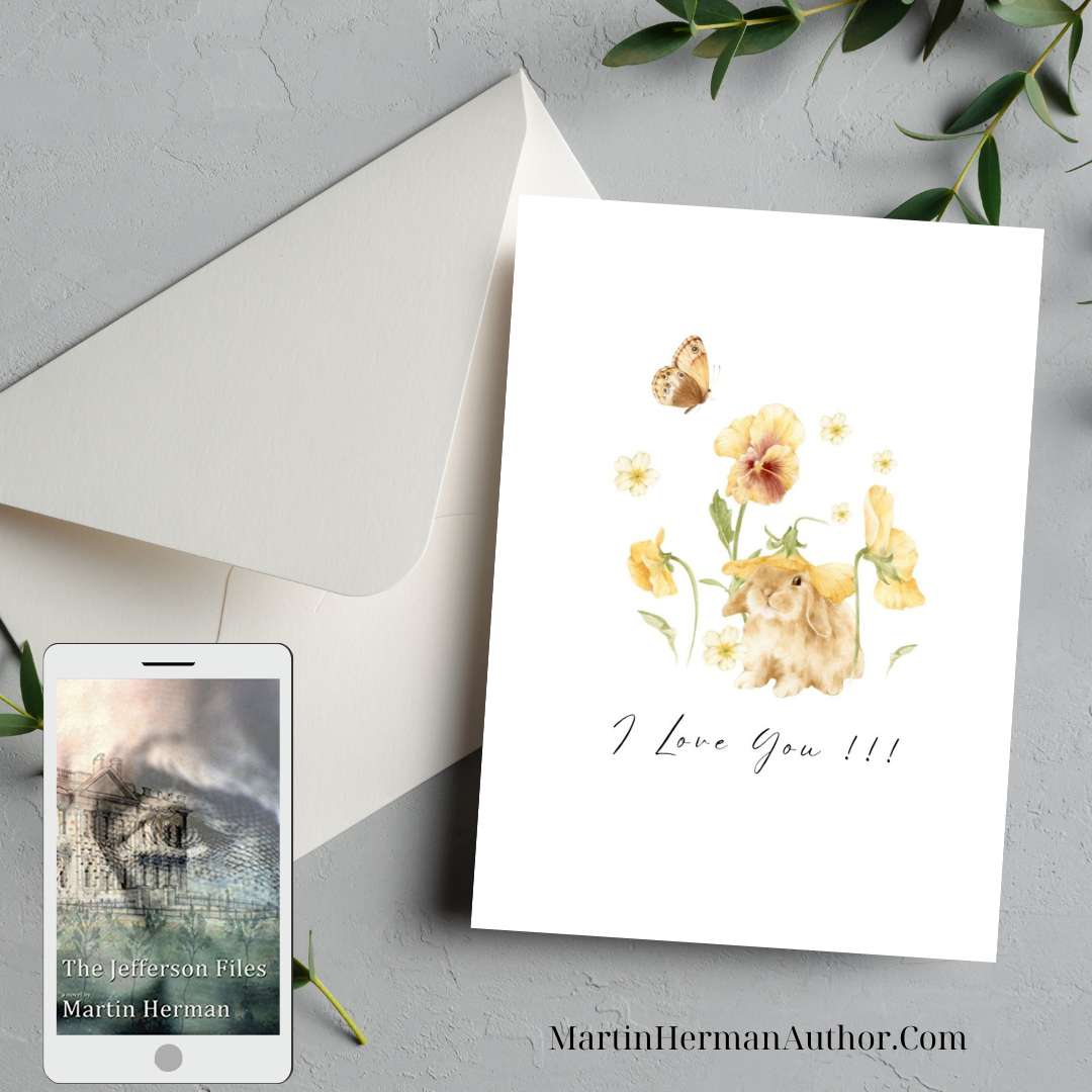 The Jefferson Files Audiobook Greeting Card - Love