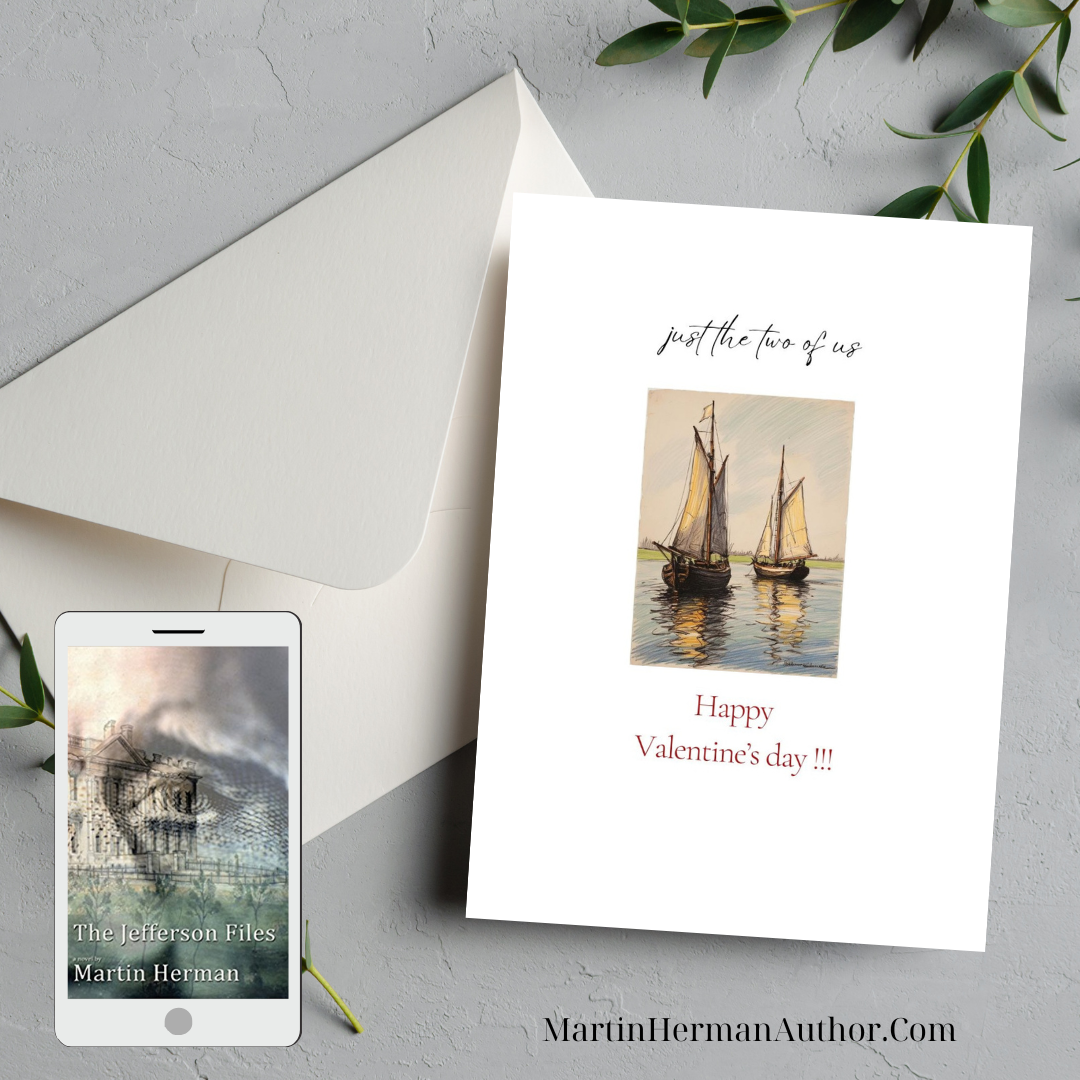 The Jefferson Files Audiobook Greeting Card - Valentine's Day