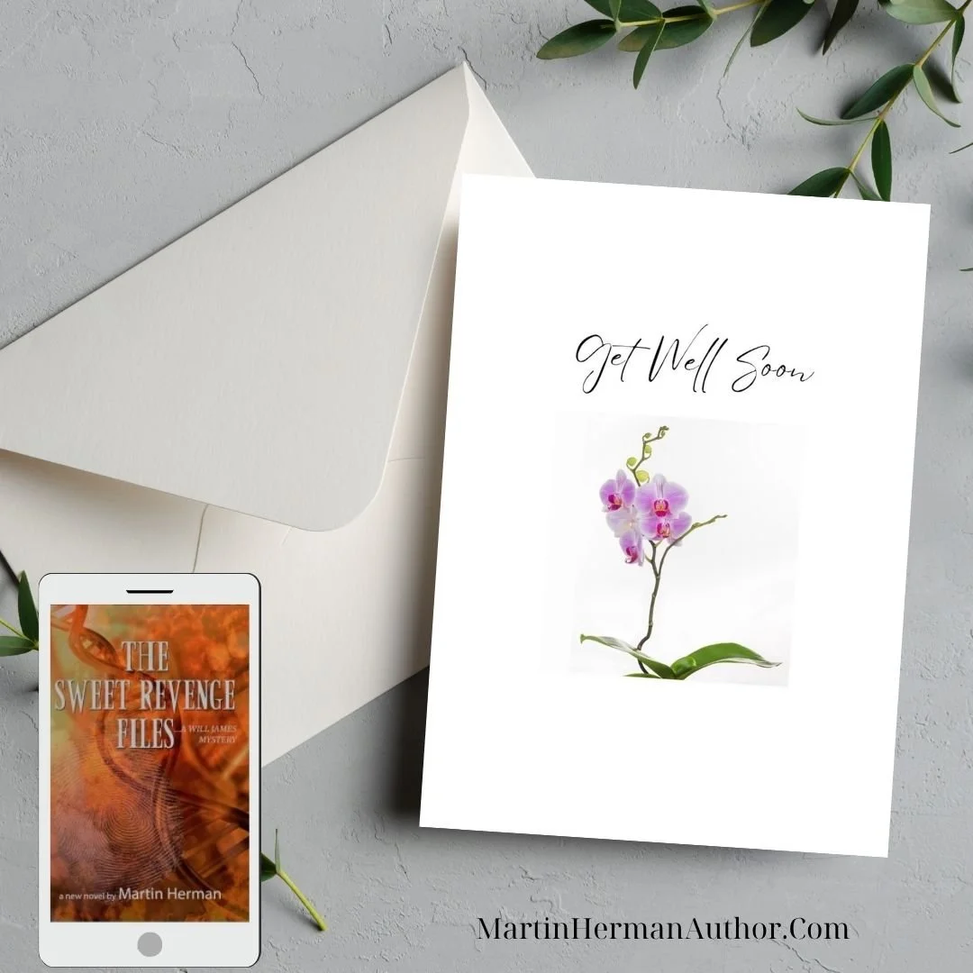 The Sweet Revenge Files Audiobook Greeting Card - Get Well