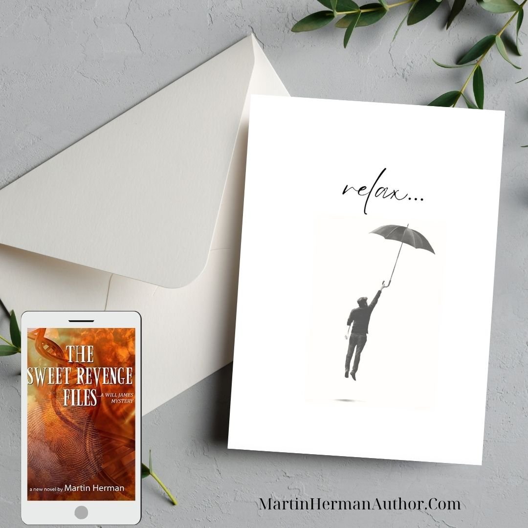 The Sweet Revenge Files Audiobook Greeting Card - Relax