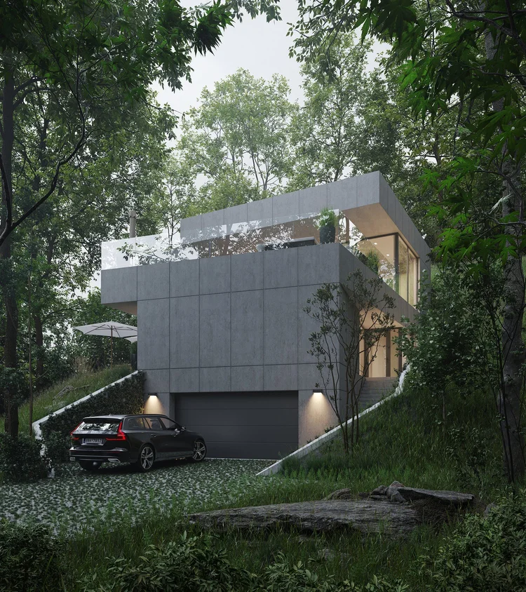 NEBRAU - CONCRETE HOUSE in Kaunas, Lithuania