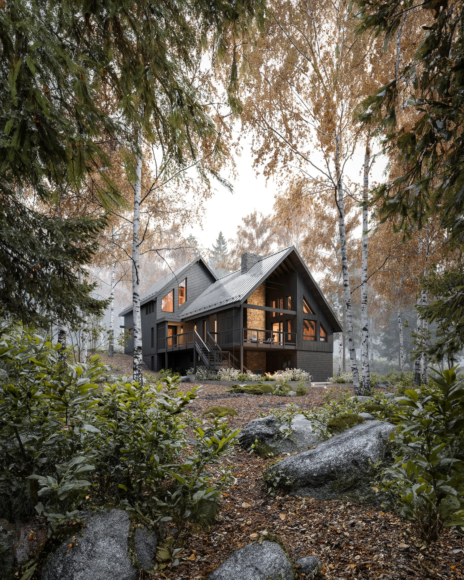 Nesslin Lake House — visualization 2