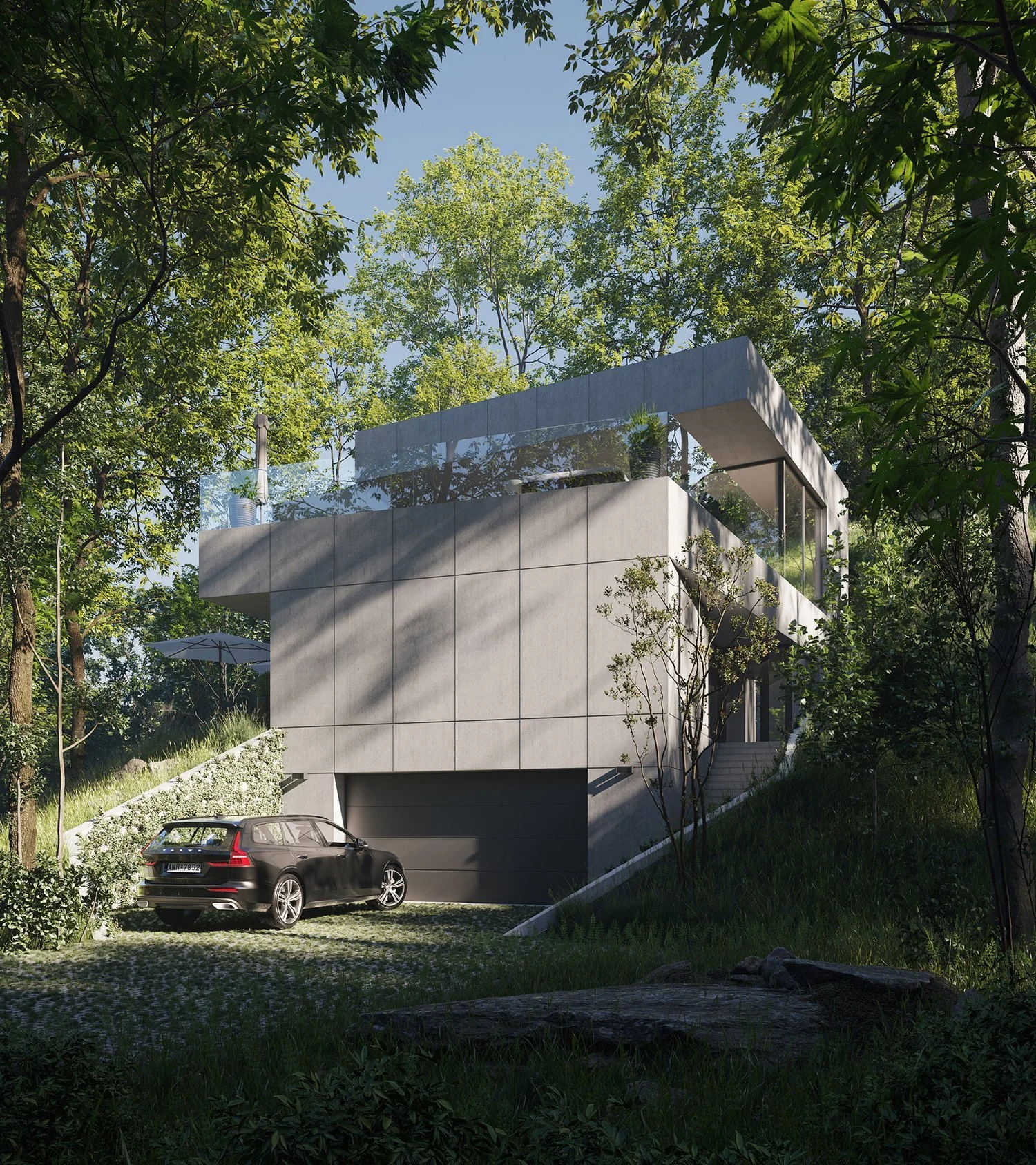 NEBRAU - CONCRETE HOUSE in Kaunas, Lithuania