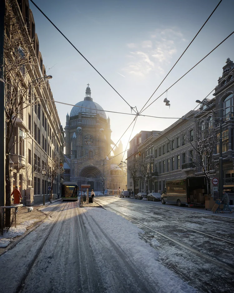 Winter in Brussels
