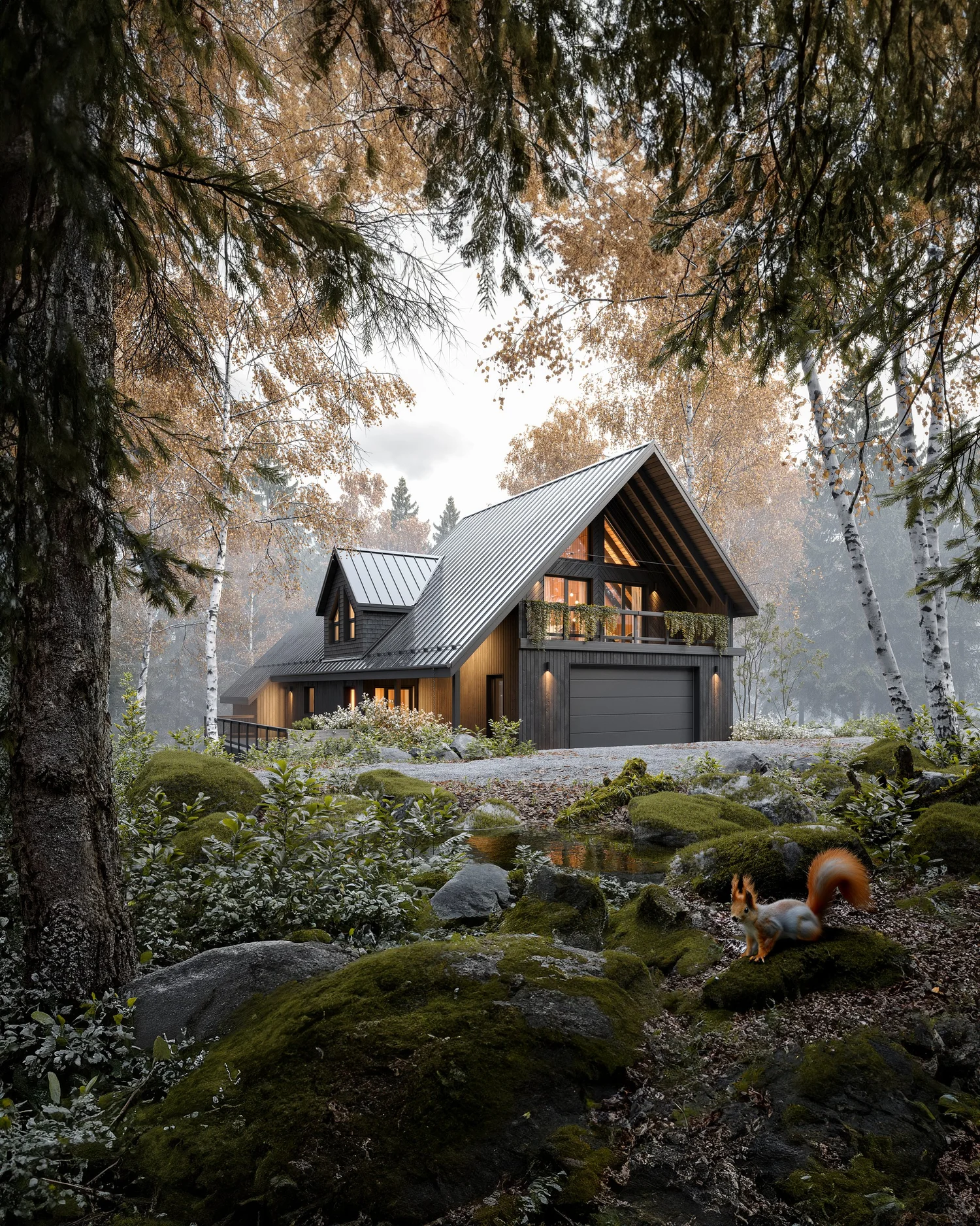 Nesslin Lake House — visualization 1