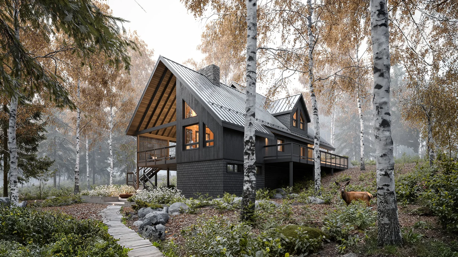 Nesslin Lake House — visualization 3