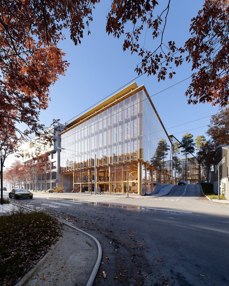Arrow Architects - The Pine Office in Riga, Latvia