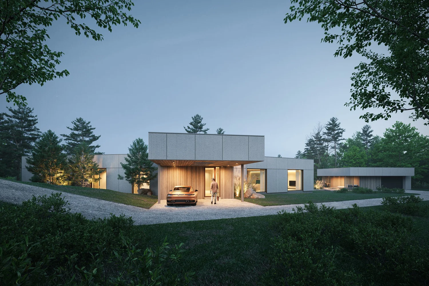 Modern Living House — visualization 2