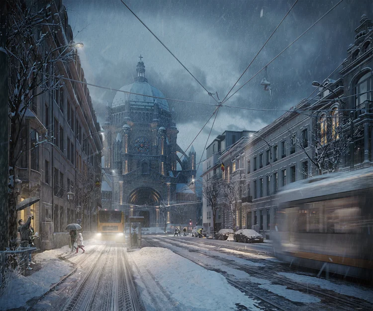 Winter in Brussels