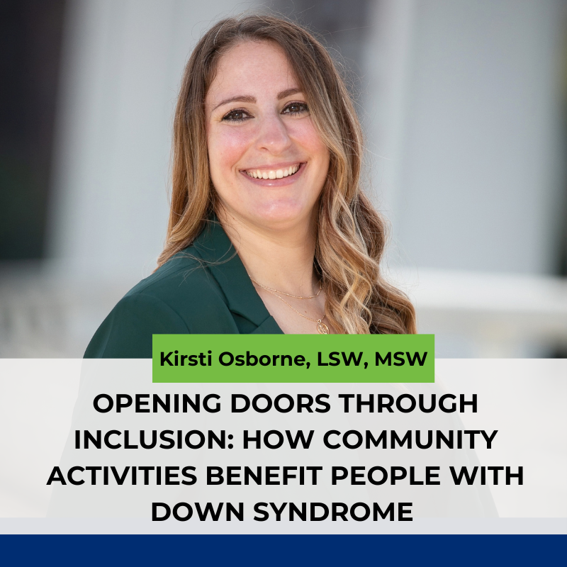 Opening Doors Through Inclusion: How Community Activities Benefit People with Down Syndrome&nbsp;