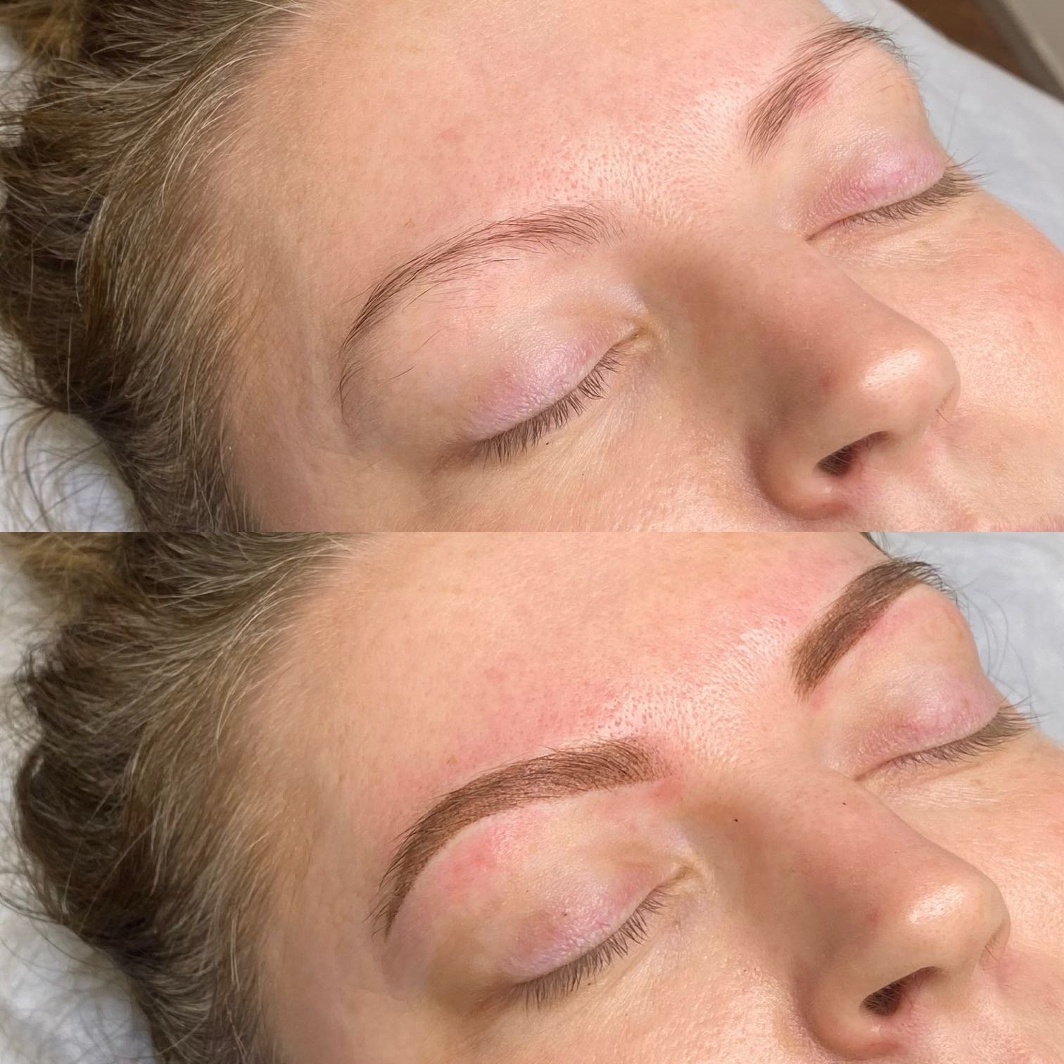 Why choose powder brows?

Powder brows achieve a soft, filled-in brow look, similar to the appearance of makeup powder, which can be particularly beneficial for those with sparse or thin eyebrows or for those looking for a more defined shape.

Book i