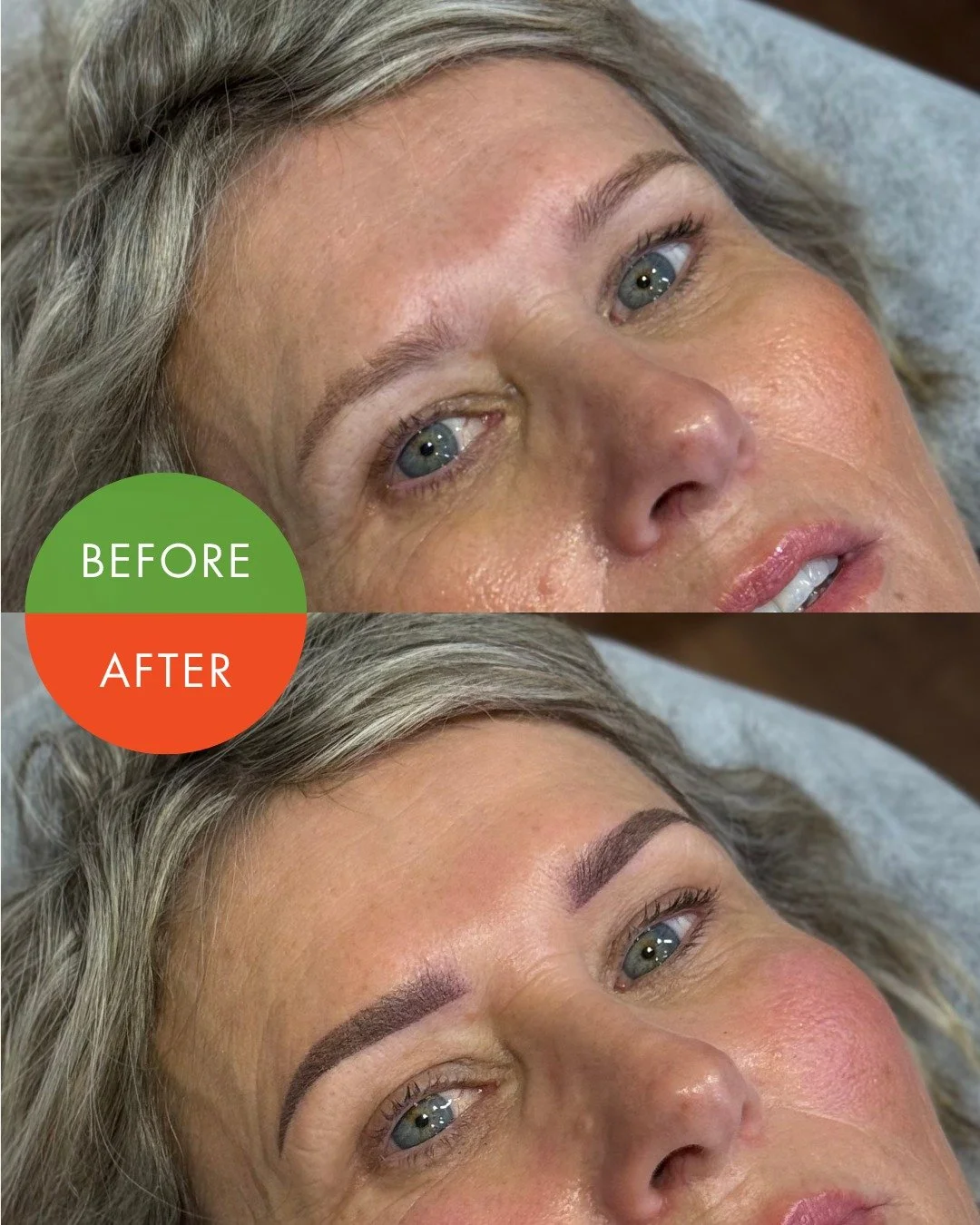 SPMU touch-ups are key to keeping your results fresh and flawless!

We recommend booking a touch-up every 12 to 18 months to keep your brows and lips looking their best. Over time, pigment fades and touch-ups help maintain shape, color, and definitio