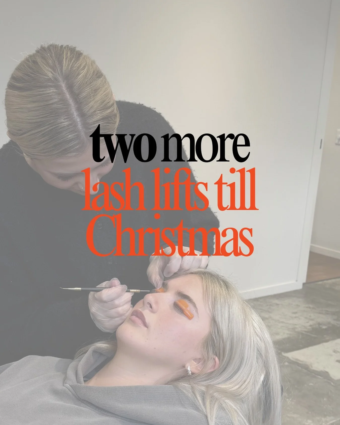 13 weeks till Christmas = 2 lash lifts away! 
Book now, then lock in your next for the festive rush. Don&rsquo;t miss out on party ready lashes! 

#offandon #lashlift