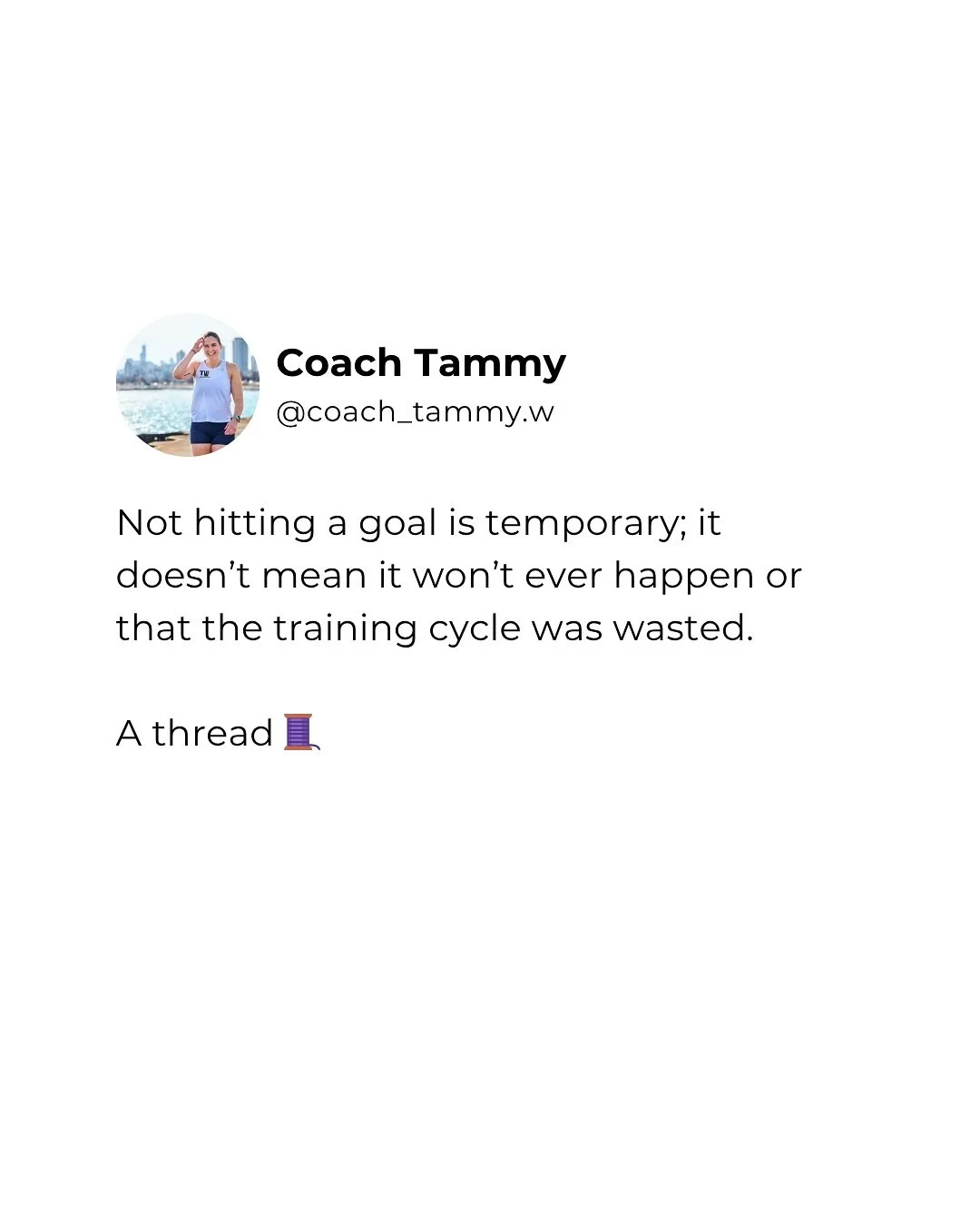 Not hitting your big goal sucks 😭

But it doesn&rsquo;t mean it won&rsquo;t happen.

Swipe to read a story about one of my worst marathons to date (and what happened after) 👉🏼

#marathoner #marathon #marathontraining #marathongoals #runningcoach