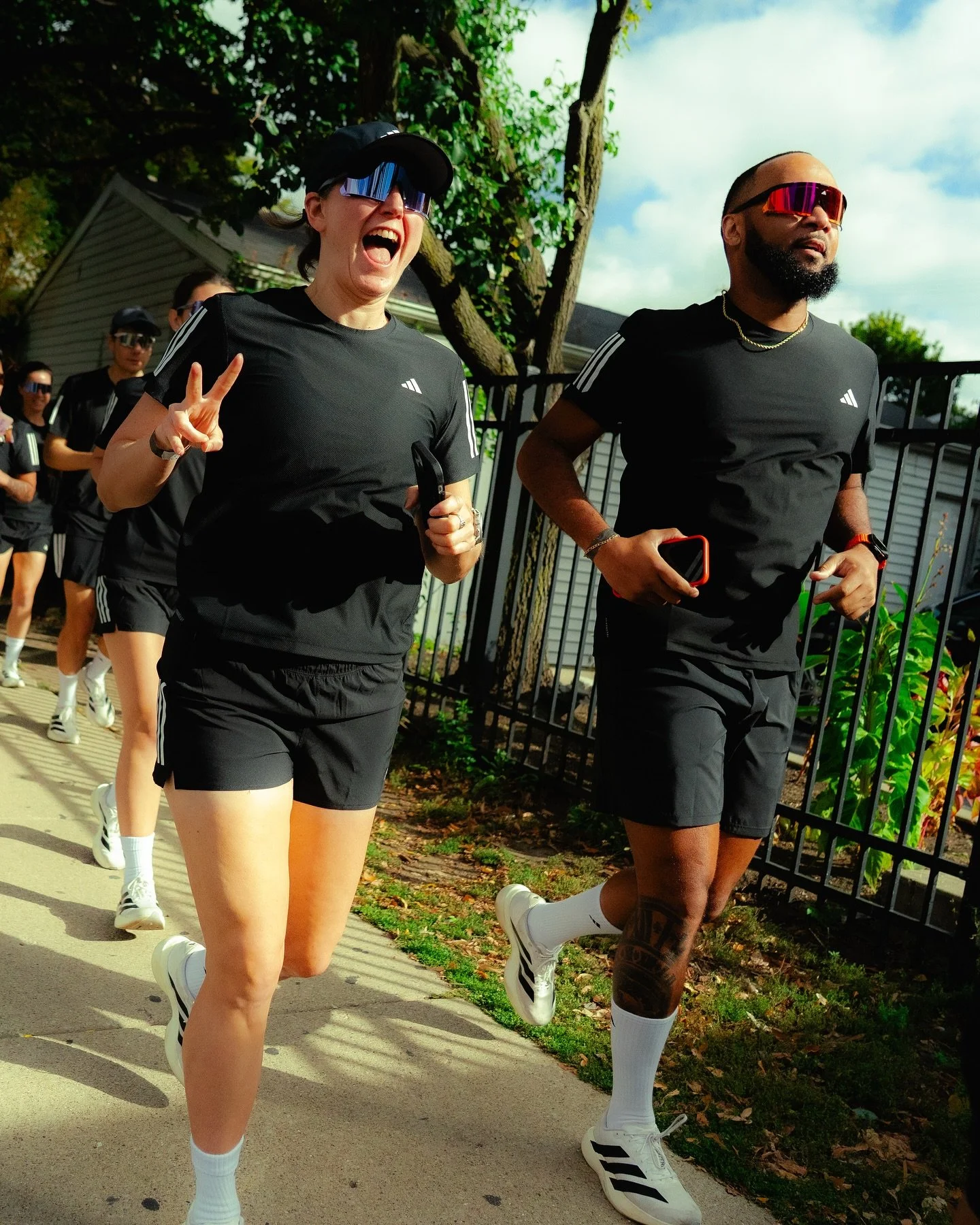 One of the many highlights of Chicago Marathon weekend was this event with @adidasrunning 🤩

We got outfitted with some gear and the @adidas Sport Eyewear, which I now call my &ldquo;baddie glasses&rdquo; 😎

What I loved most about this event was c