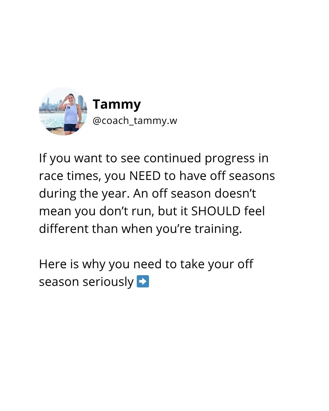 Constantly being in training mode is a ticket to burnout or injury or both 🛑

It usually doesn&rsquo;t happen right away. You finish your goal race. You don&rsquo;t want to lose fitness so you jump right back into training mode again, doing all the 