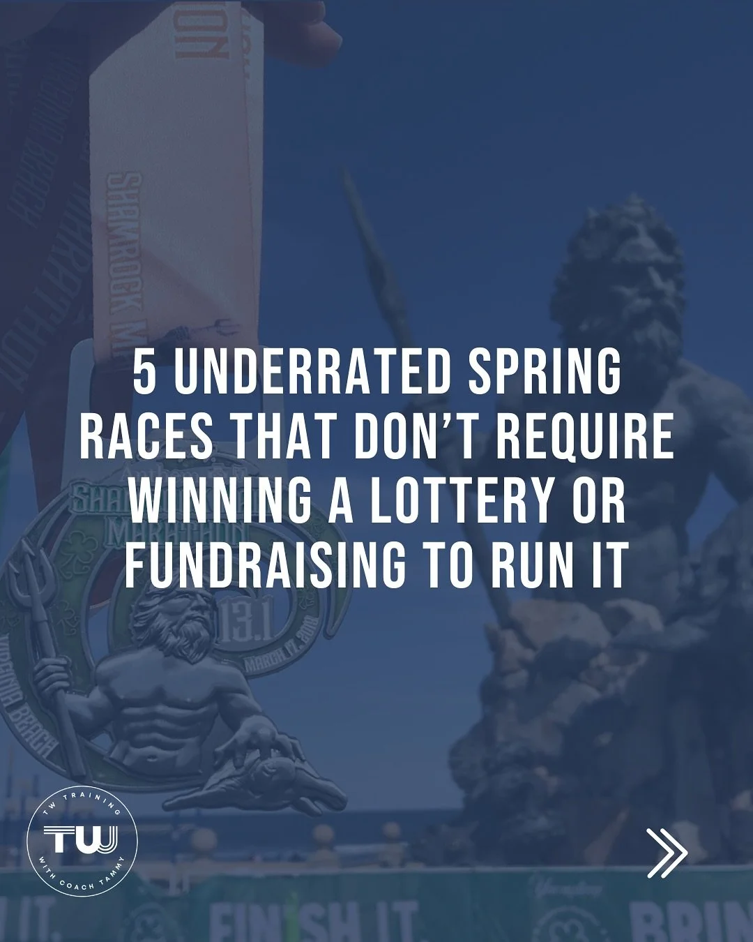 Imagine planning your race calendar for 2026 and - gasp - just signing up for races. Not waiting to see if you got in via the lottery. Not needing to time qualify. Not needing to fundraise to get a spot. Not paying over $200 for a race entry and drop
